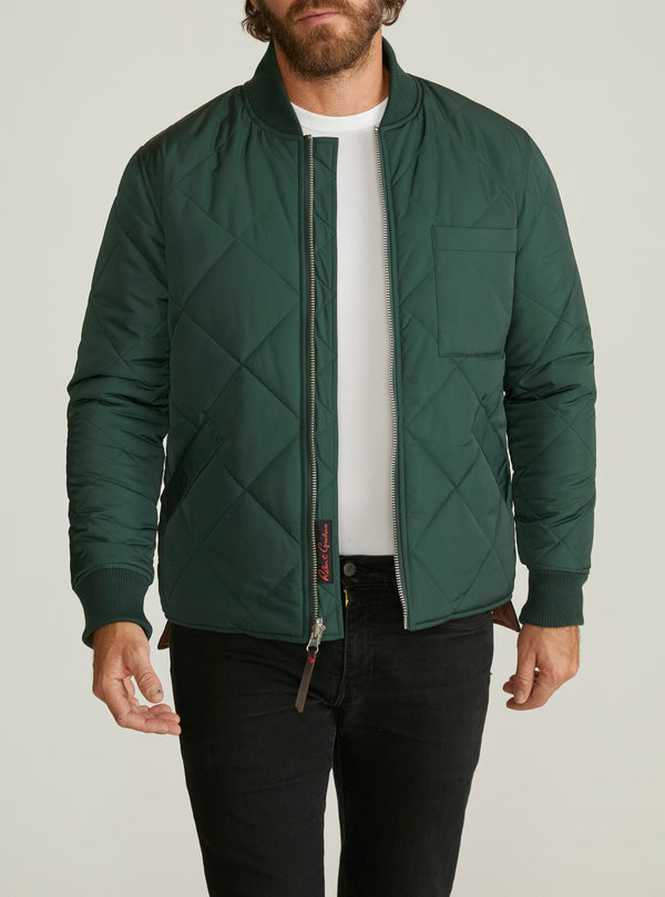 QUILTED BOMBER