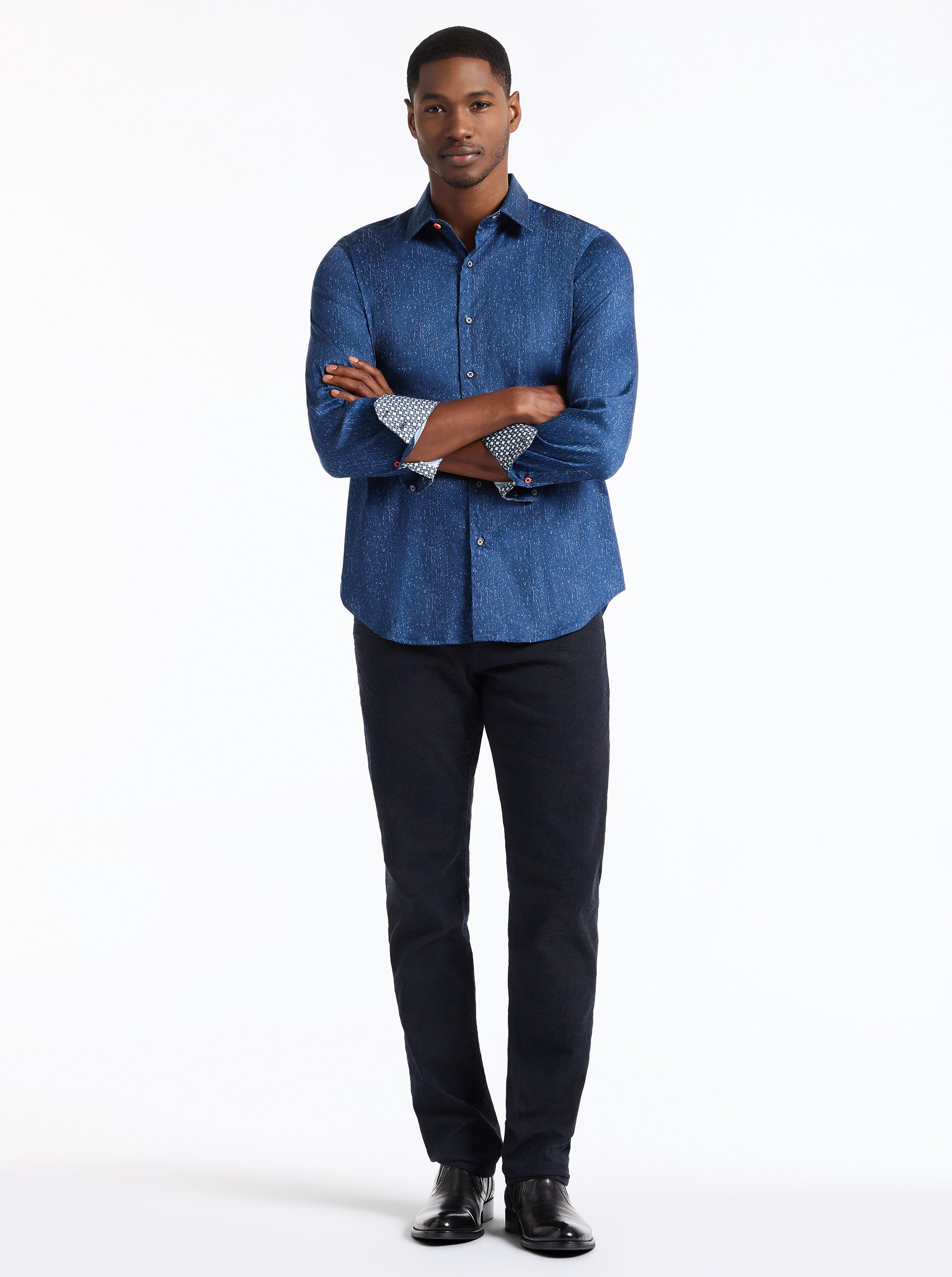 BEEKMAN LONG SLEEVE BUTTON DOWN SHIRT