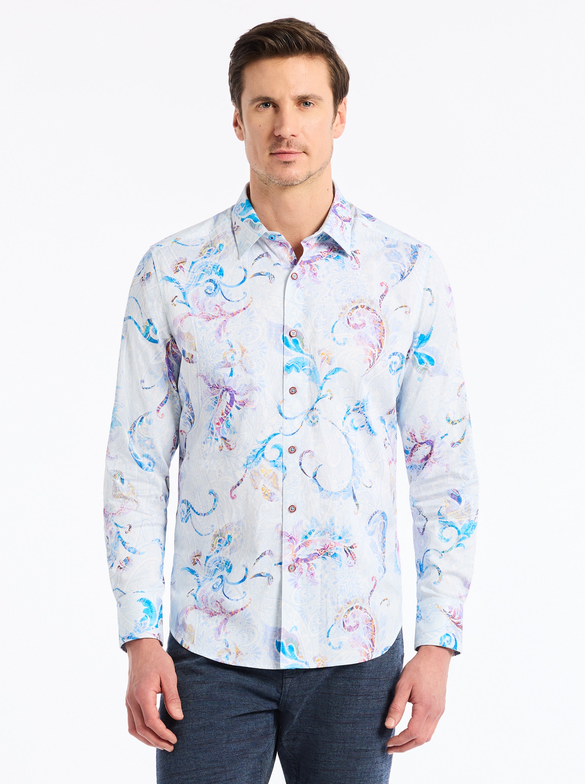 TILDEN LONG SLEEVE BUTTON DOWN SHIRT