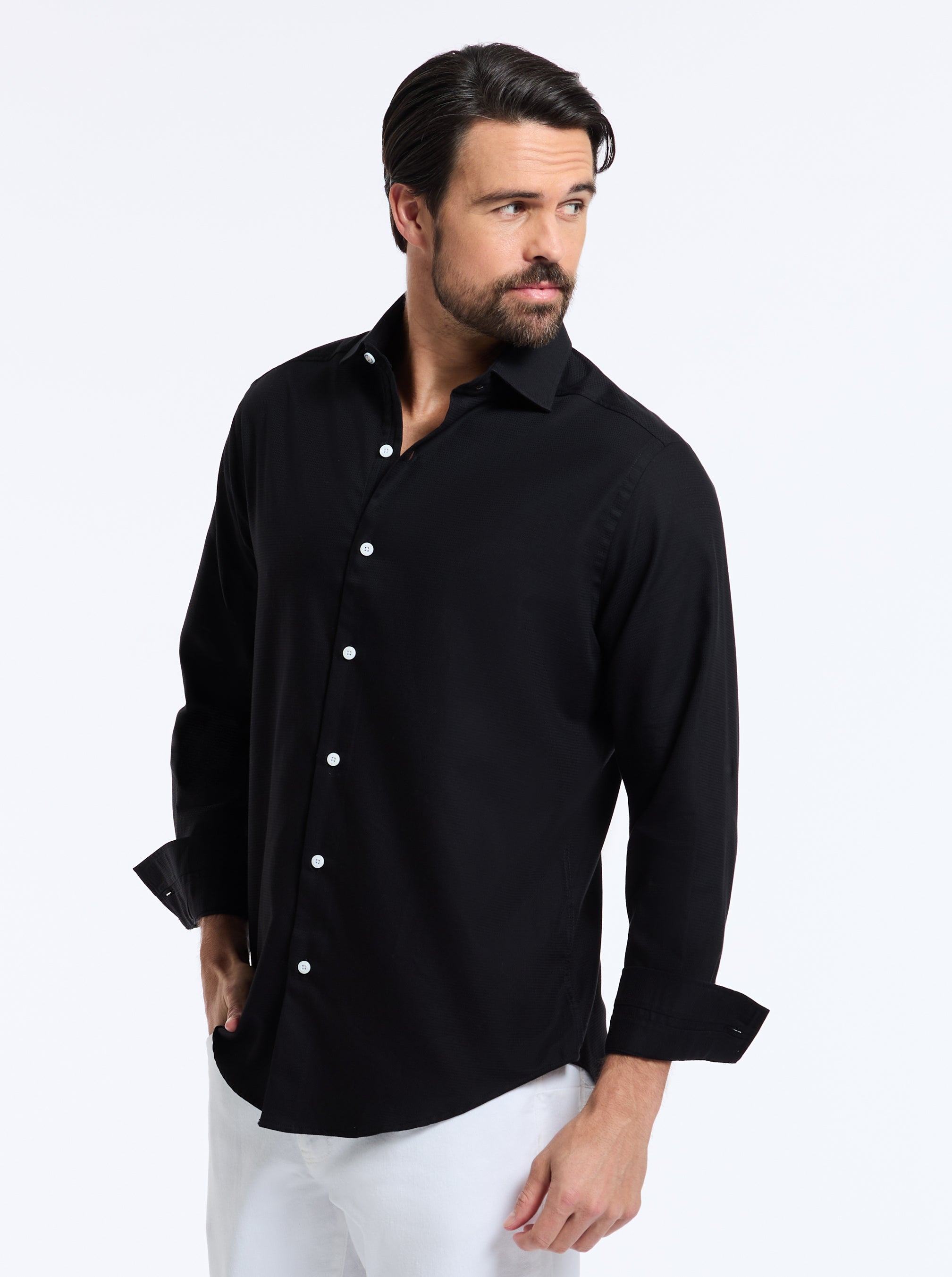 ARCH LONG SLEEVE BUTTON DOWN SHIRT