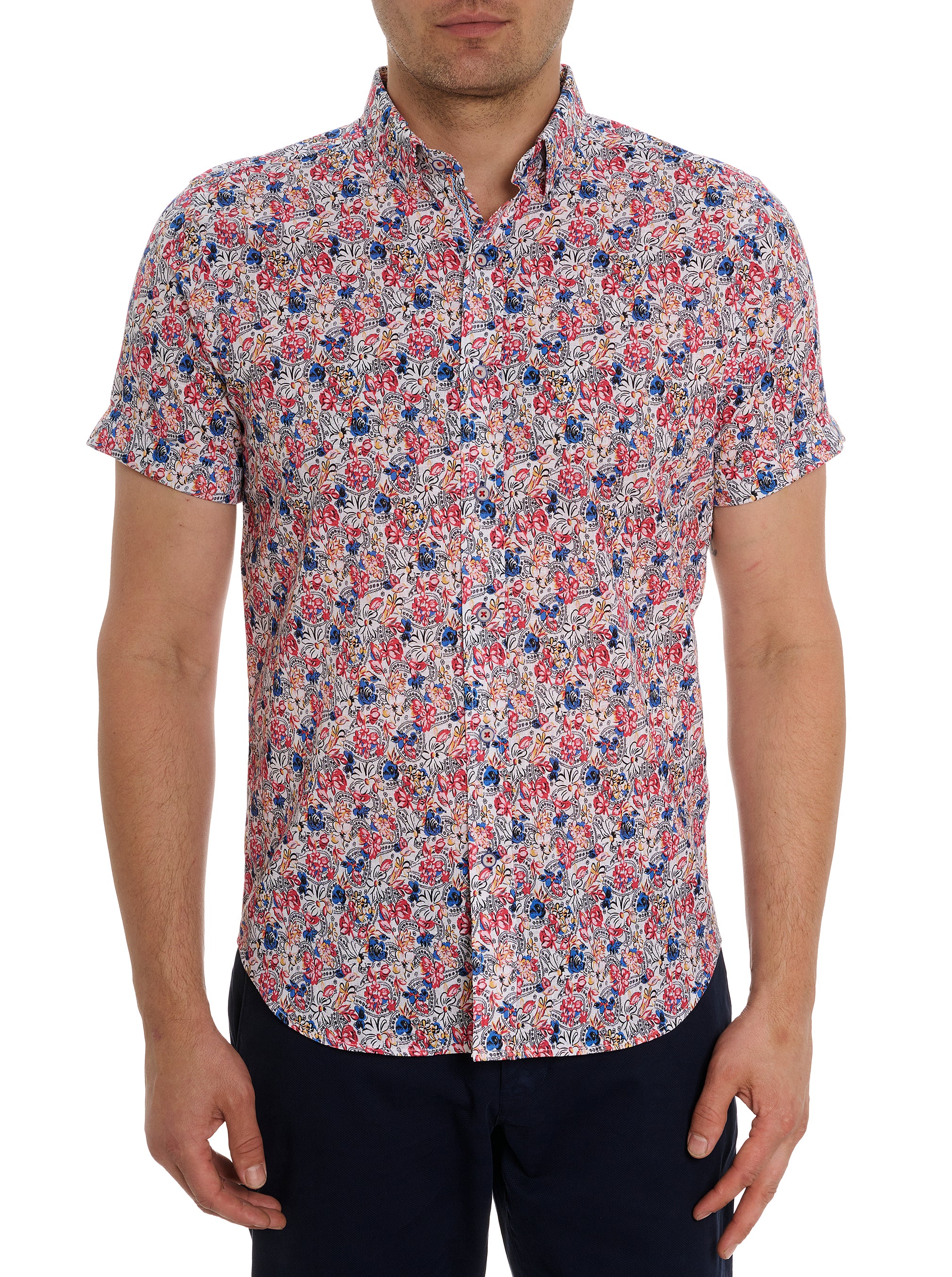 PADAR SHORT SLEEVE BUTTON DOWN SHIRT