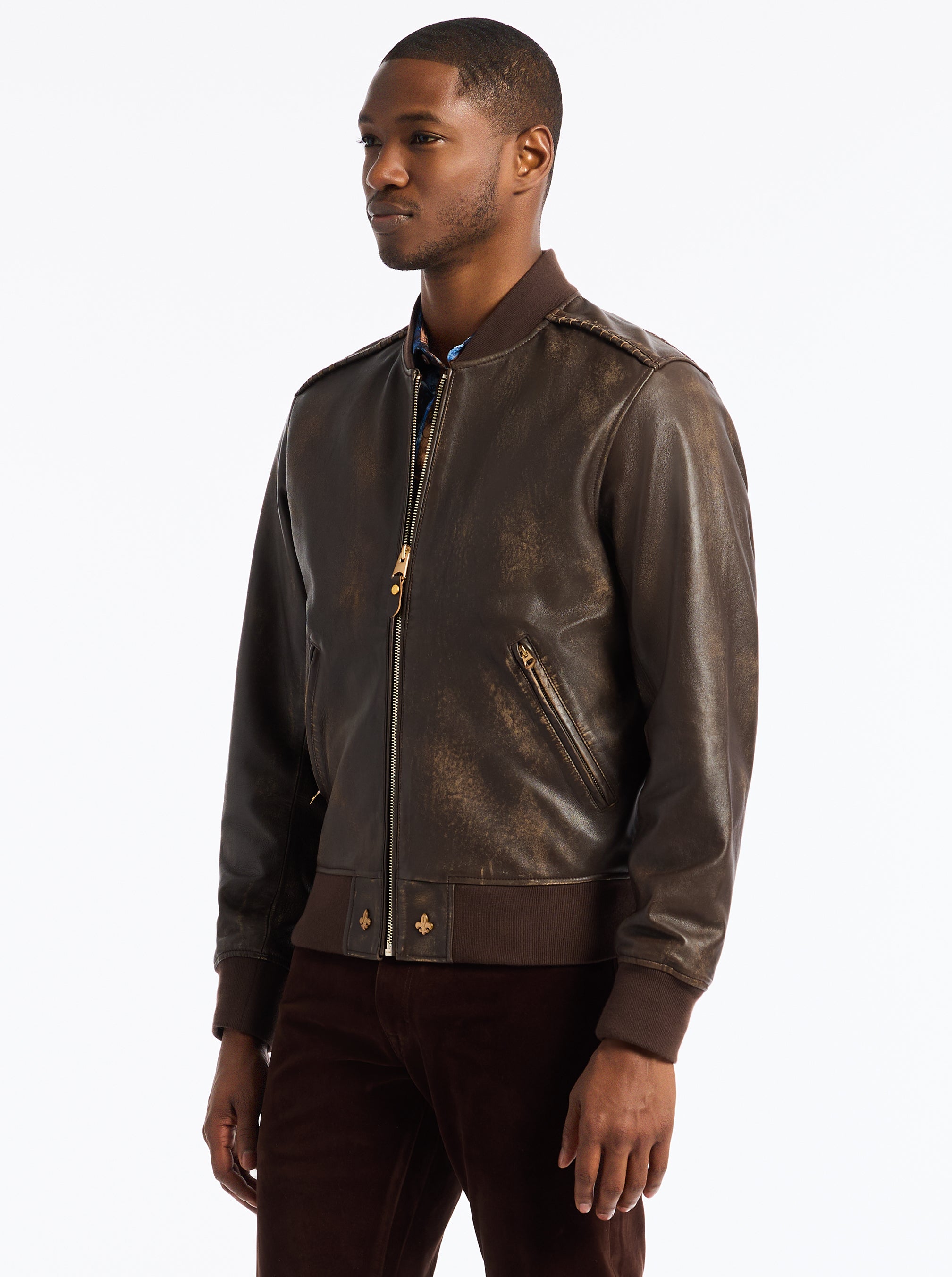 LIMITED EDITION GILDED OUTLAW LEATHER JACKET