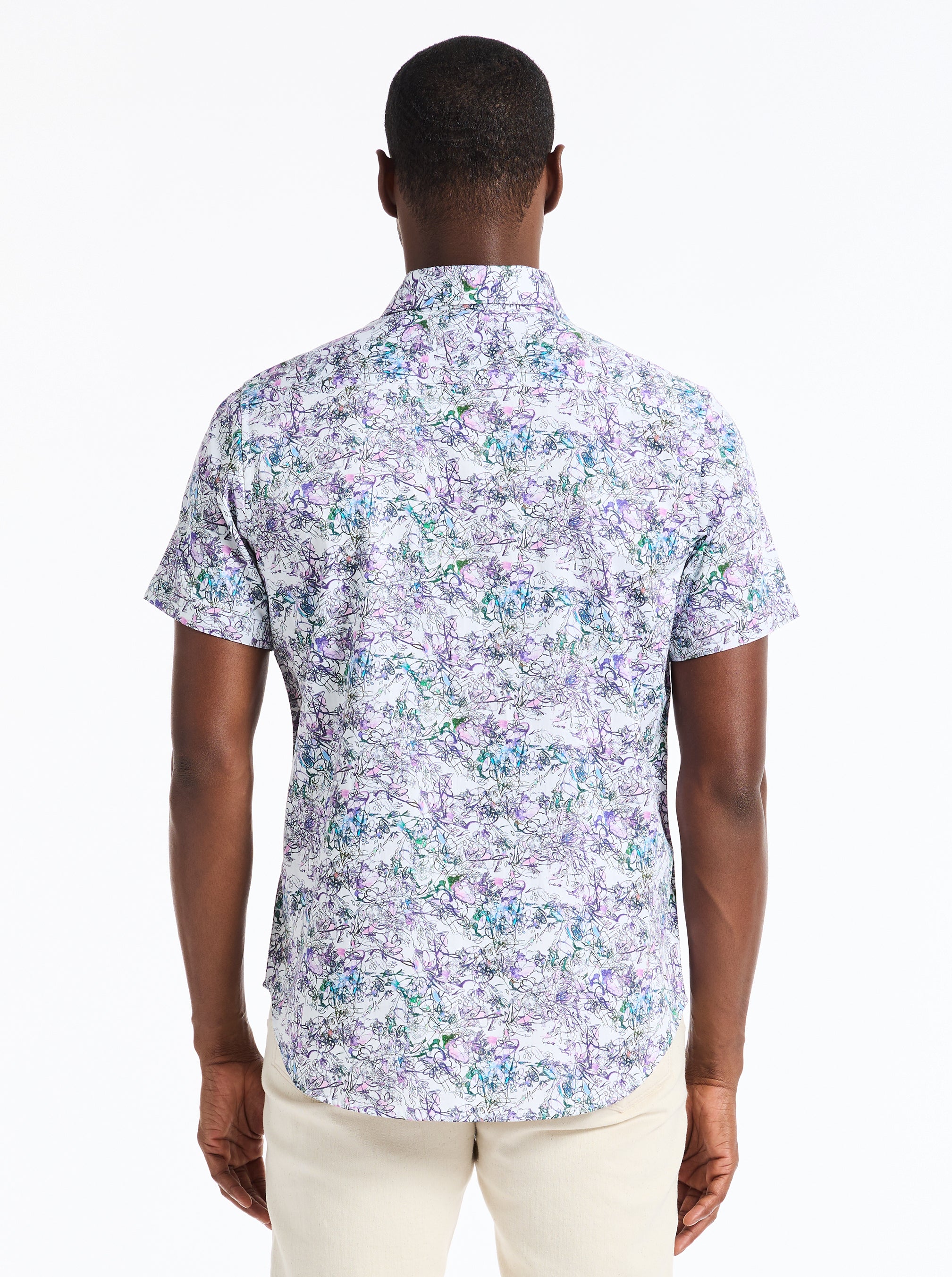 CRAWFORD SHORT SLEEVE BUTTON DOWN SHIRT