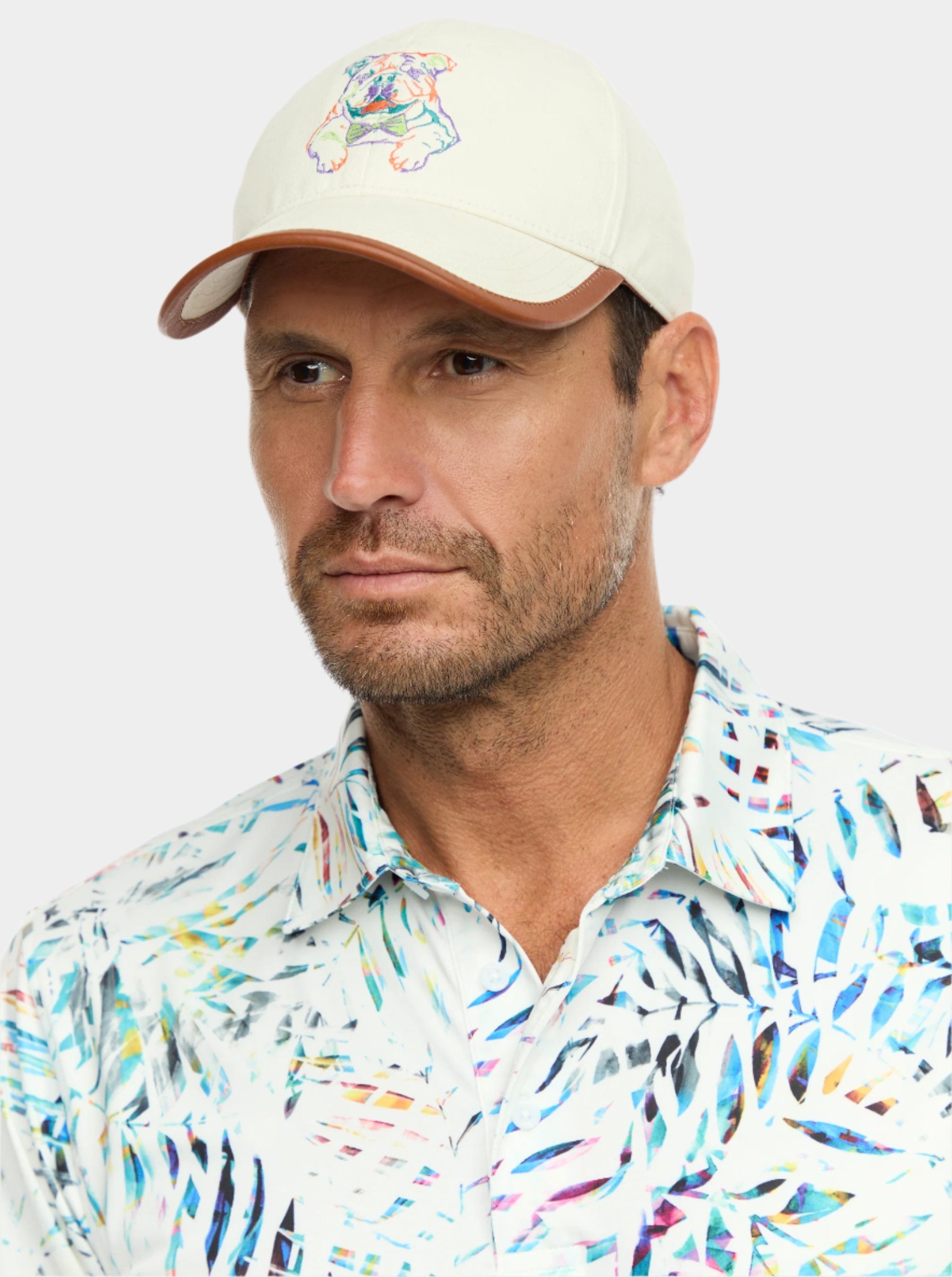 ISLAND PALM SHORT SLEEVE POLO