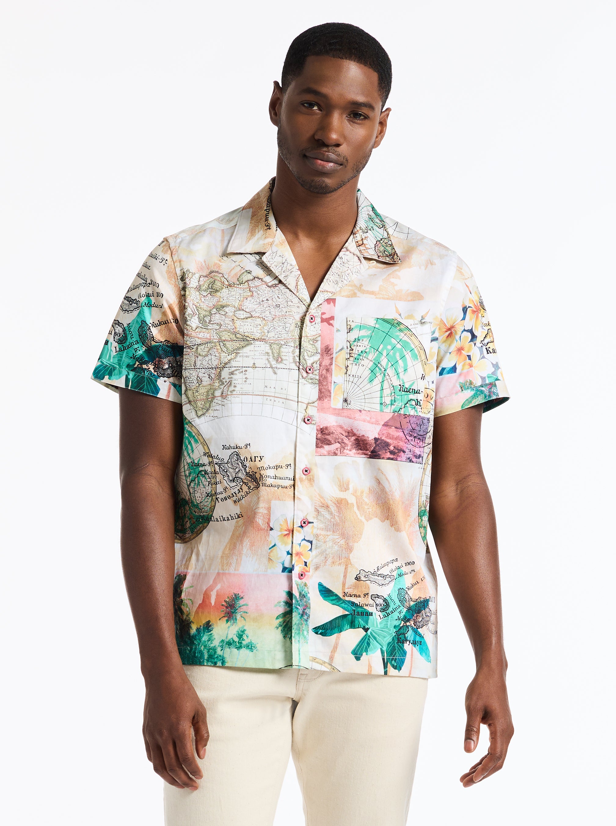 BOONE SHORT SLEEVE BUTTON DOWN SHIRT