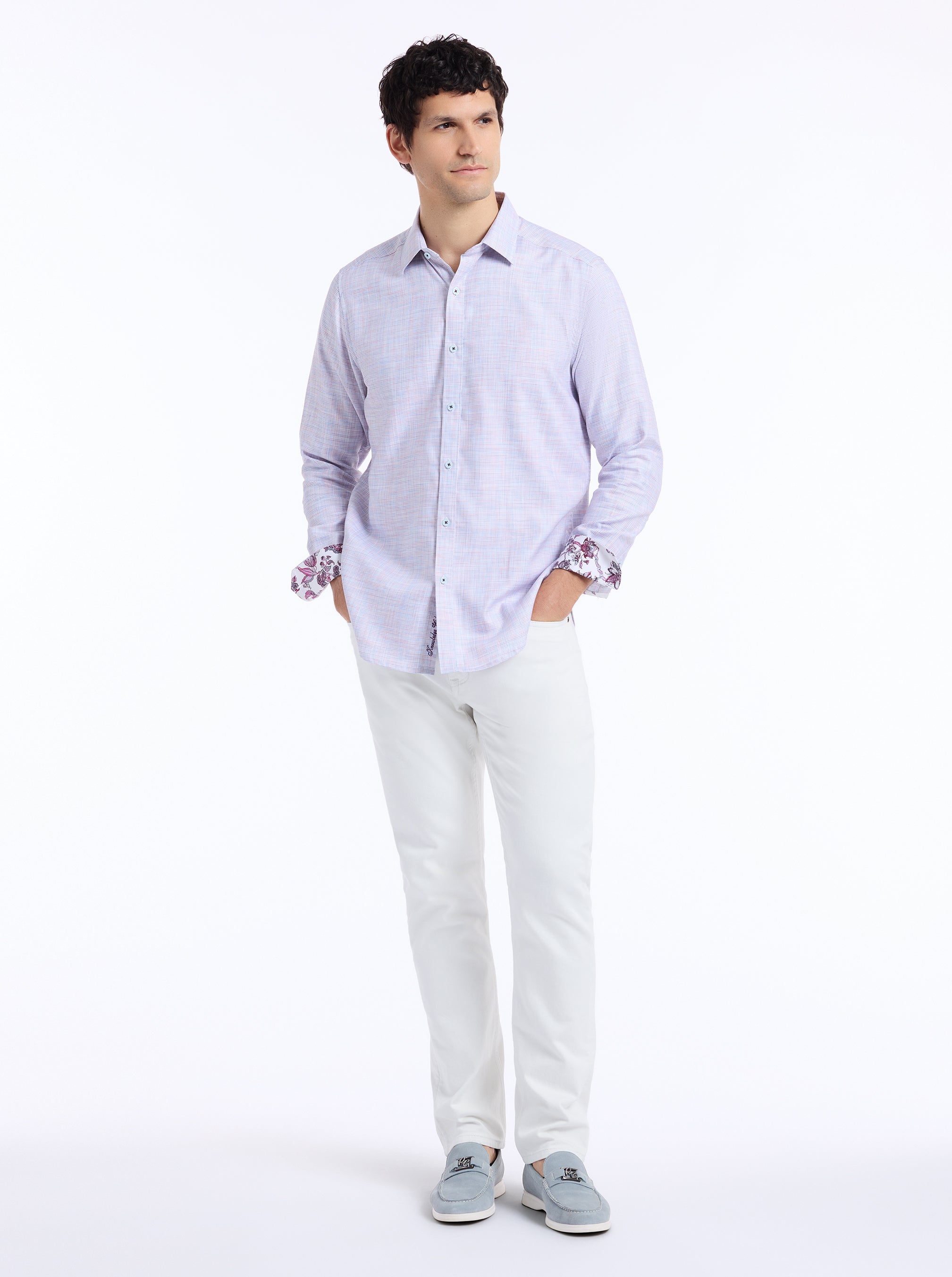 EDISON LONG SLEEVE BUTTON DOWN SHIRT