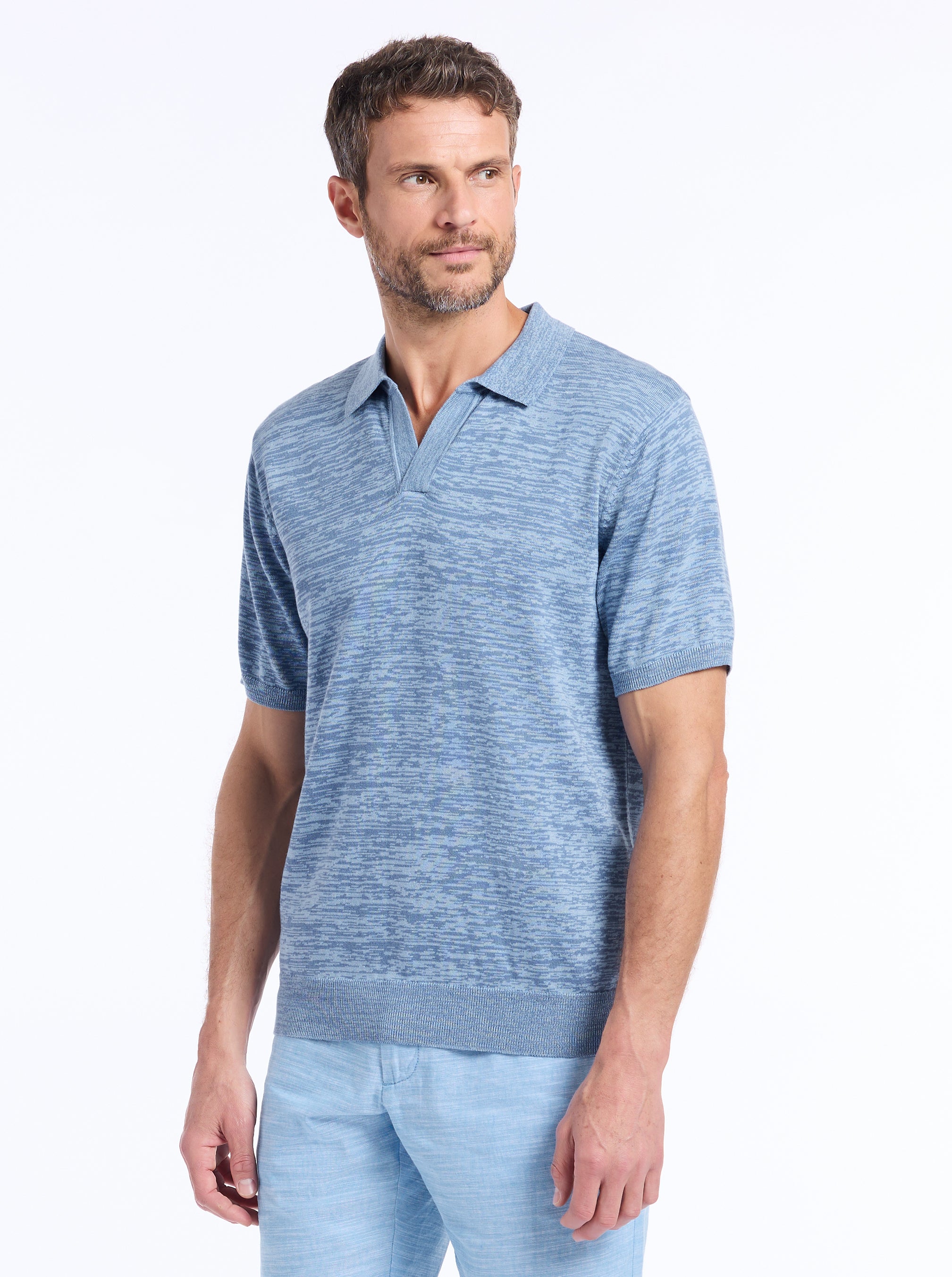 RAYDON SHORT SLEEVE SWEATER