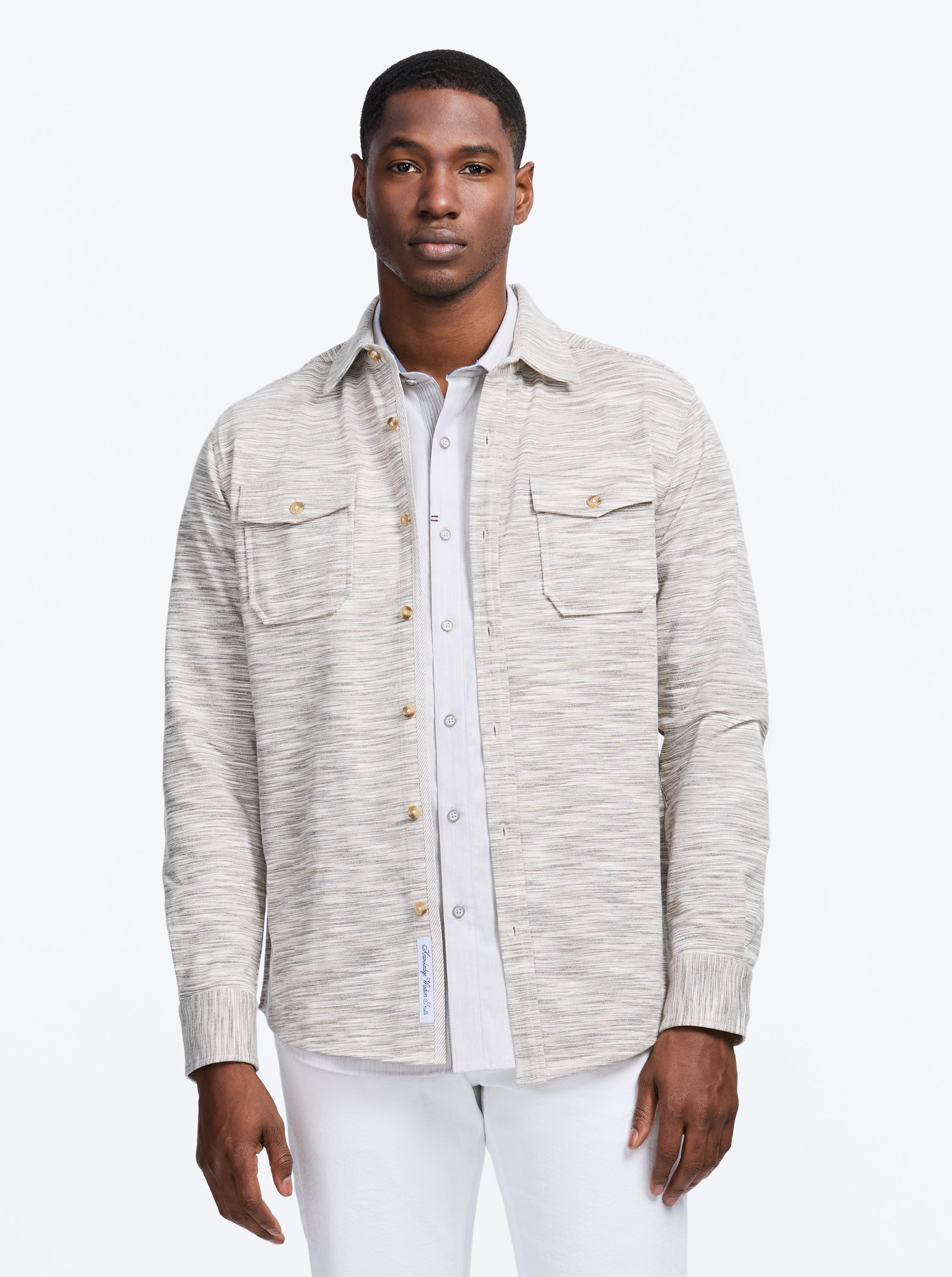 STORRS LONG SLEEVE BUTTON DOWN SHIRT JACKET