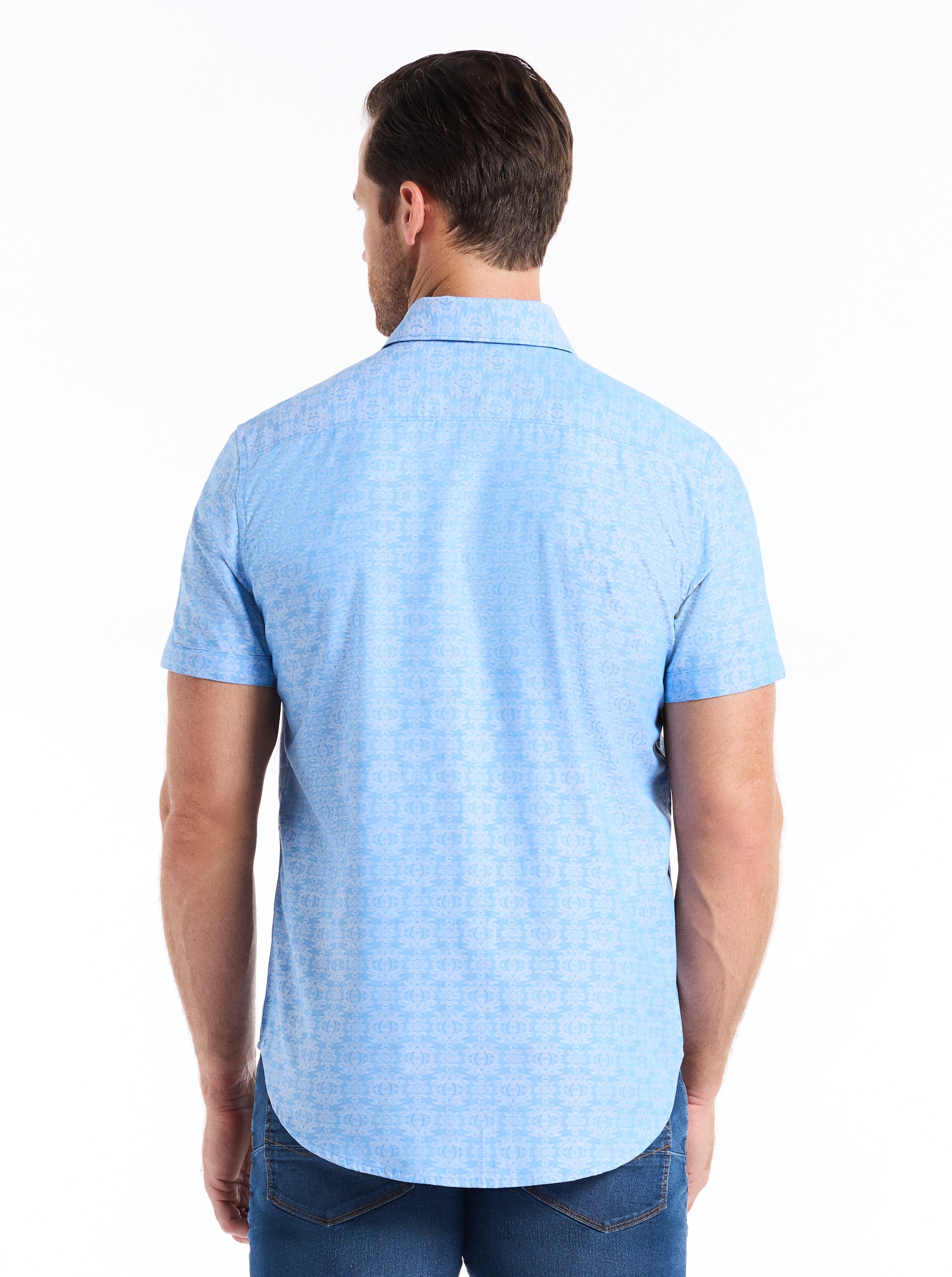 STELLMAN SHORT SLEEVE BUTTON DOWN SHIRT