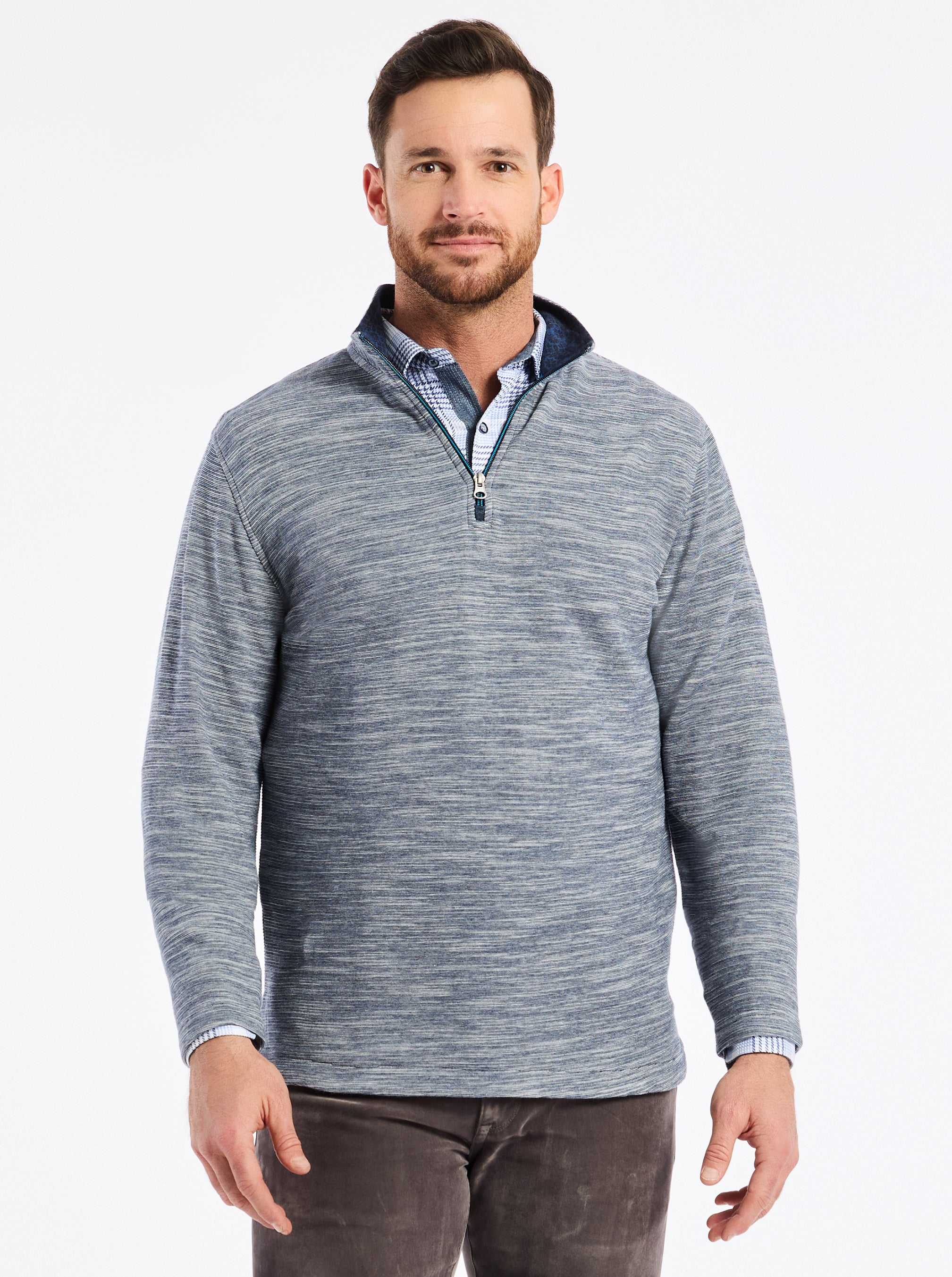 LEDSON LONG SLEEVE KNIT SHIRT