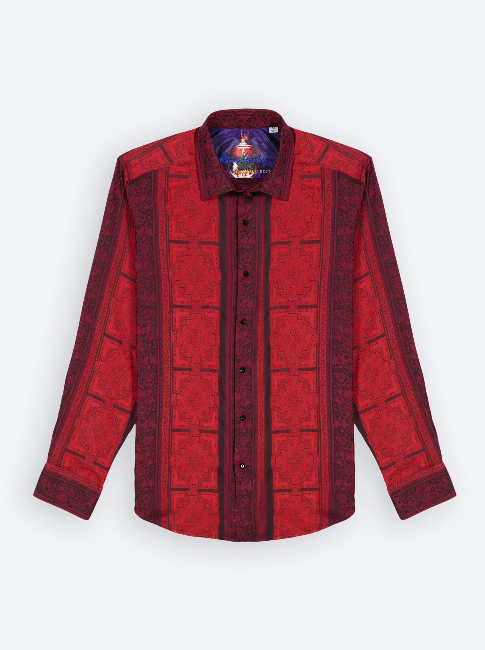 LIMITED EDITION CRIMSON CHEER LONG SLEEVE BUTTON DOWN SHIRT
