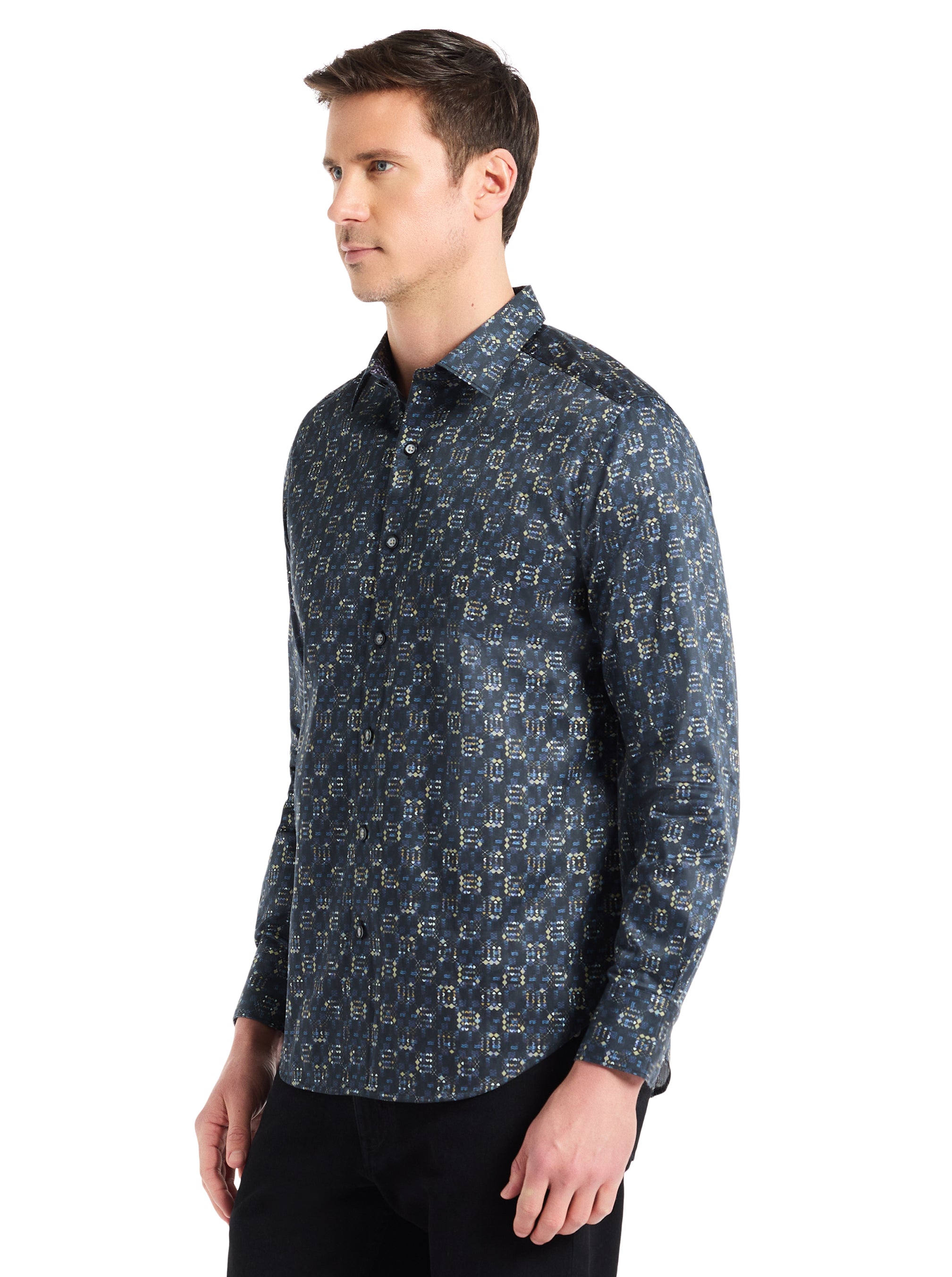 DECKARD LONG SLEEVE BUTTON DOWN SHIRT