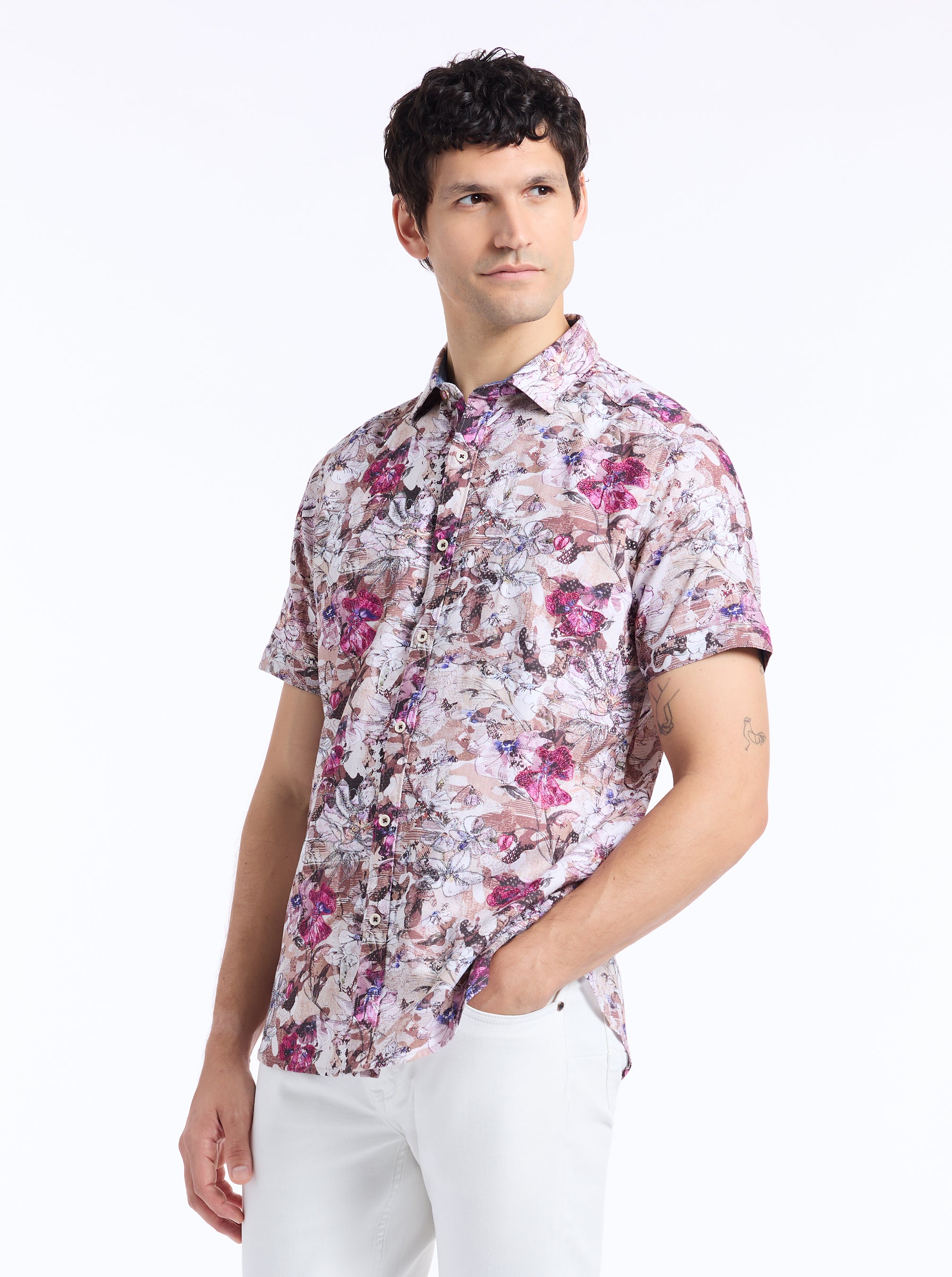 SHILLINGFORD SHORT SLEEVE BUTTON DOWN SHIRT BIG
