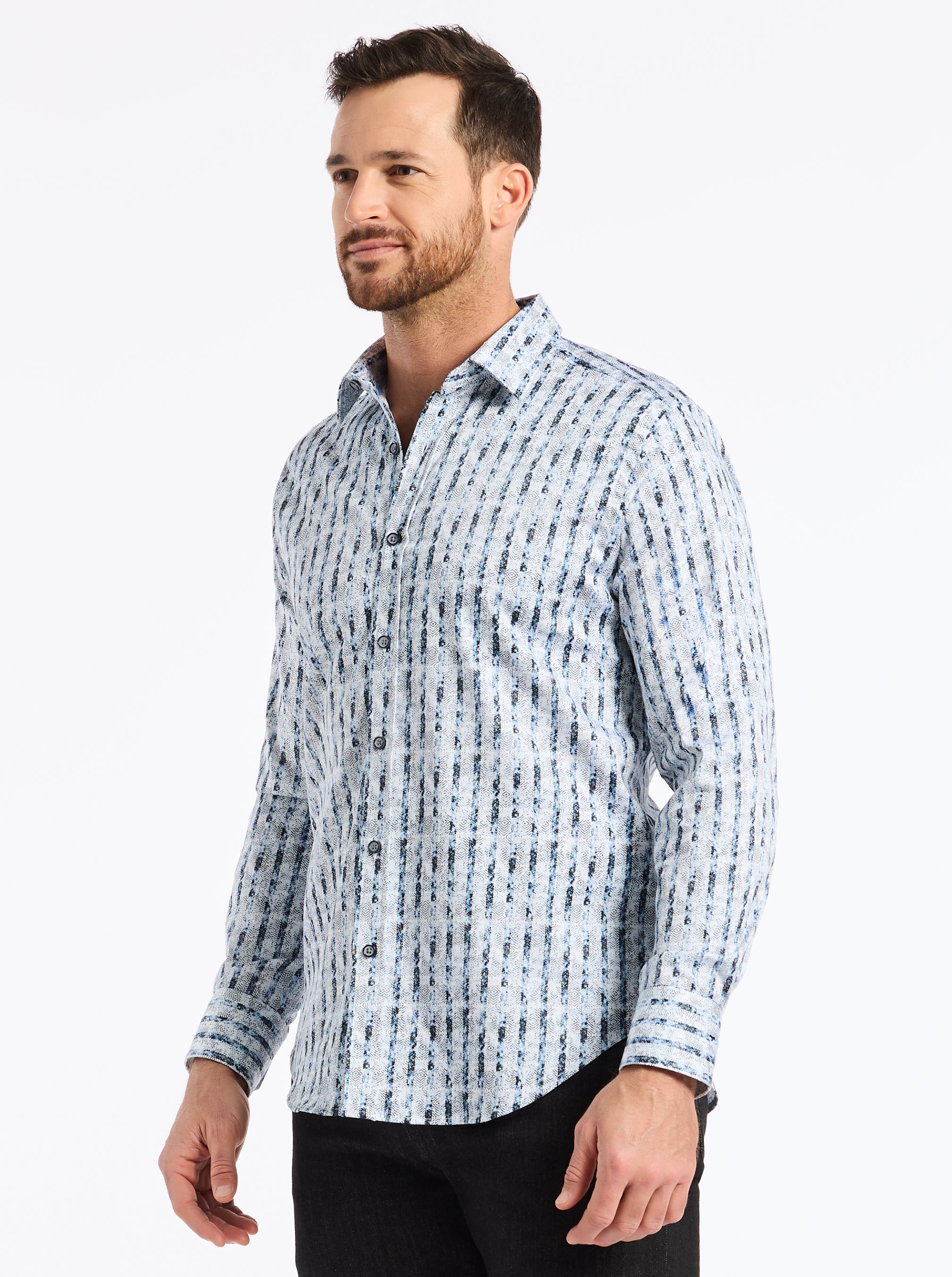 WOOSTER LONG SLEEVE BUTTON DOWN SHIRT