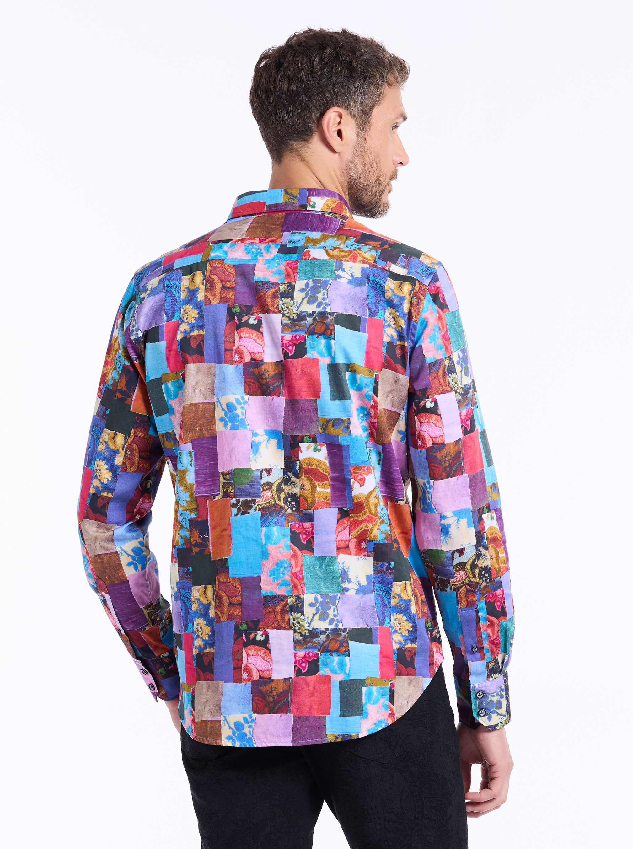 THEBERTON LONG SLEEVE BUTTON DOWN SHIRT