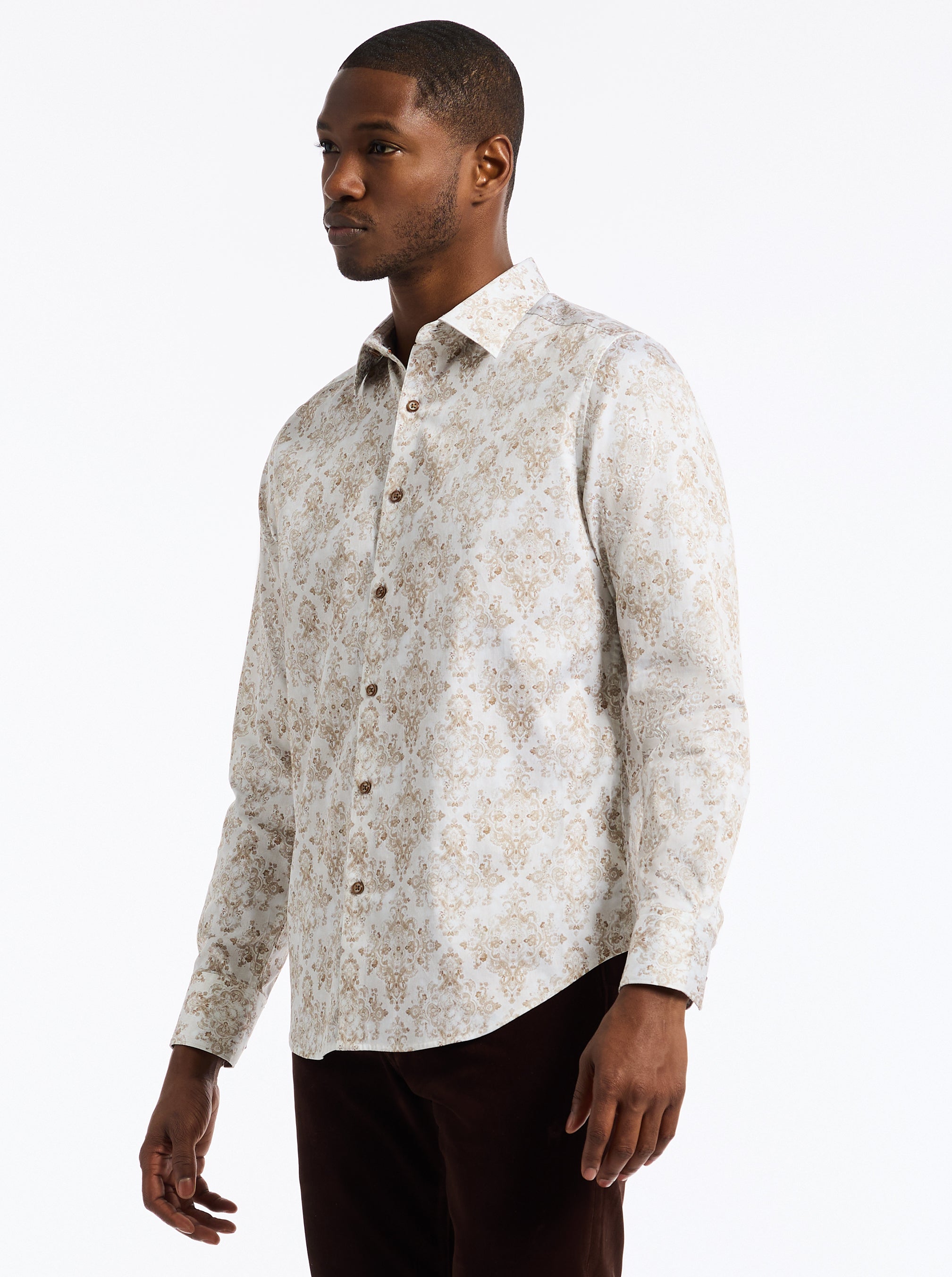 DELANCEY LONG SLEEVE BUTTON DOWN SHIRT