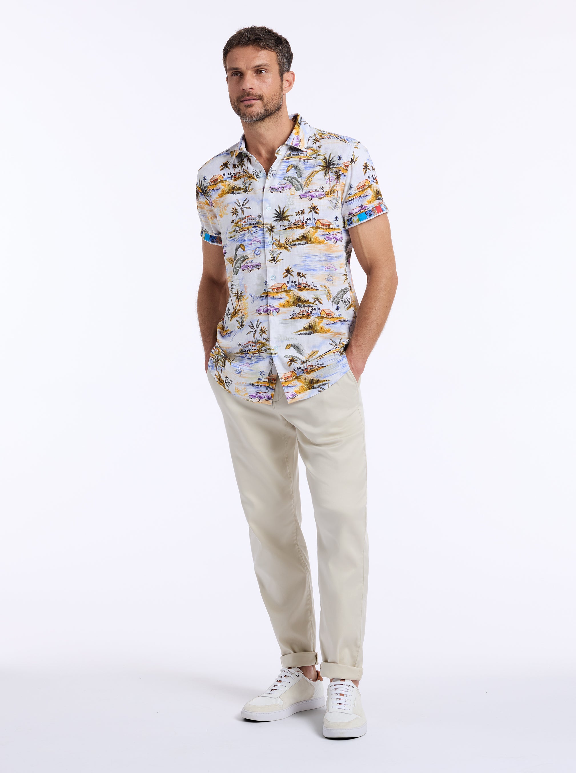 CURTIS SHORT SLEEVE BUTTON DOWN SHIRT