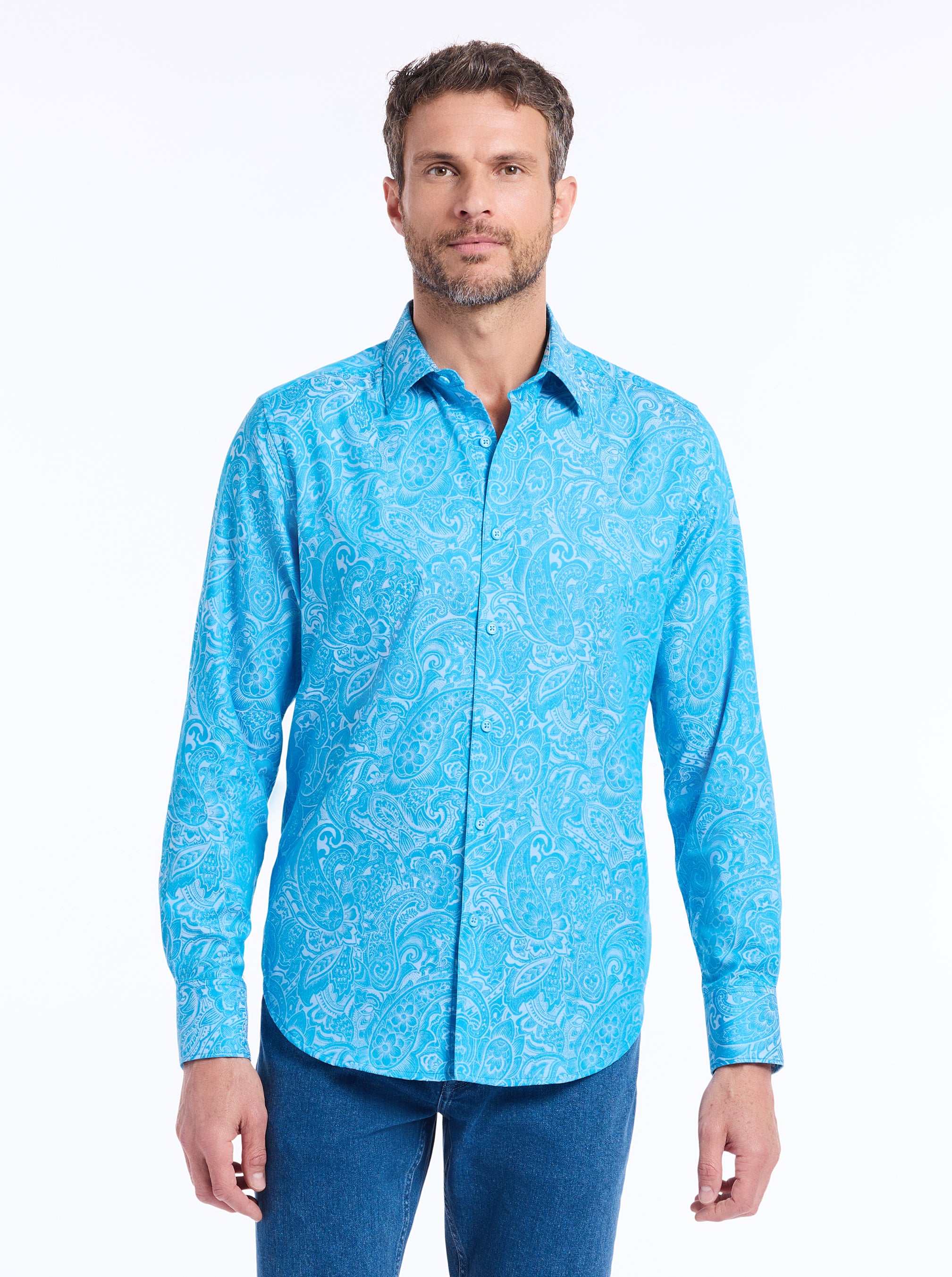 HUDSON LONG SLEEVE BUTTON DOWN SHIRT