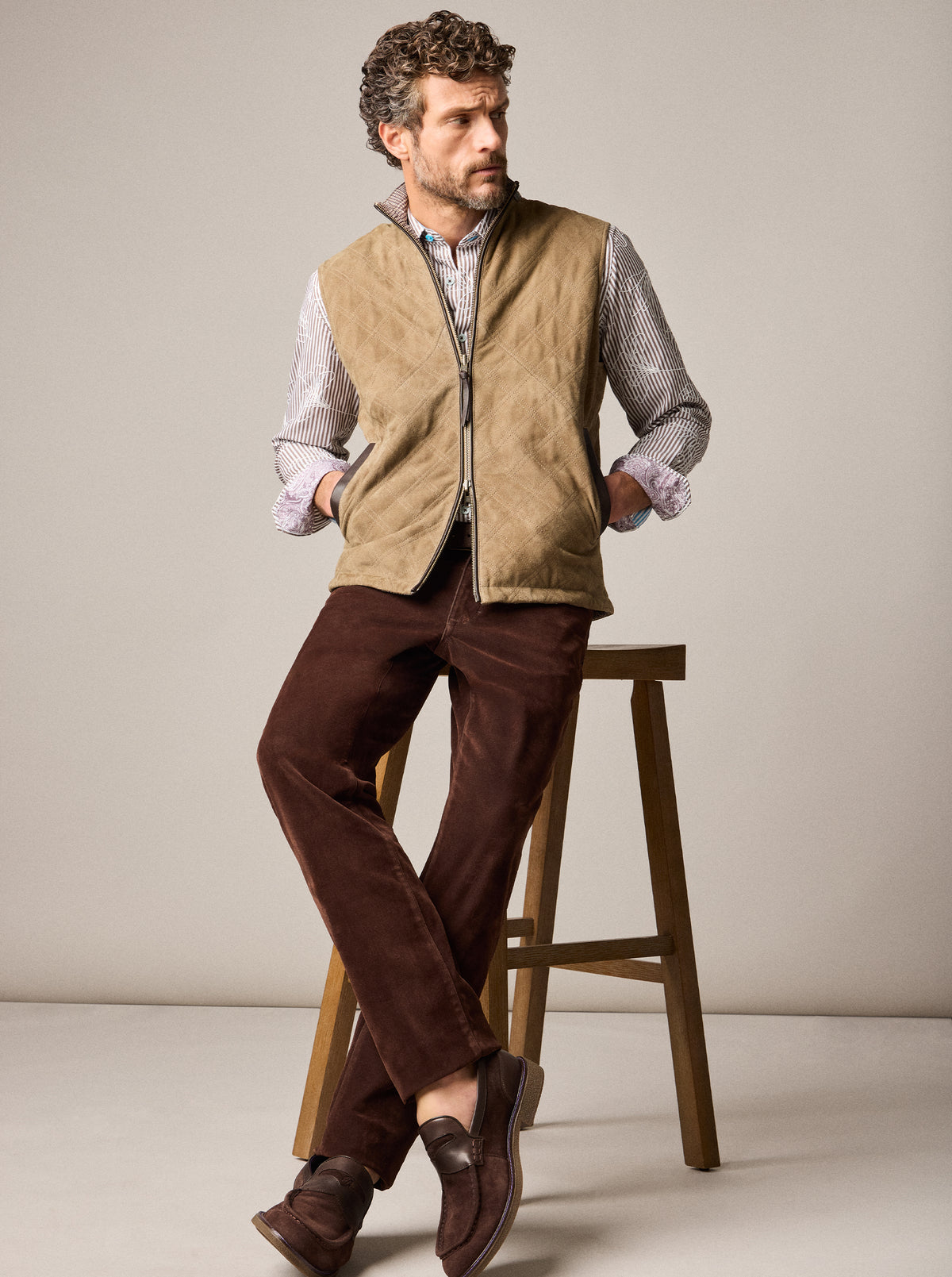 CAUTHORNE LEATHER VEST