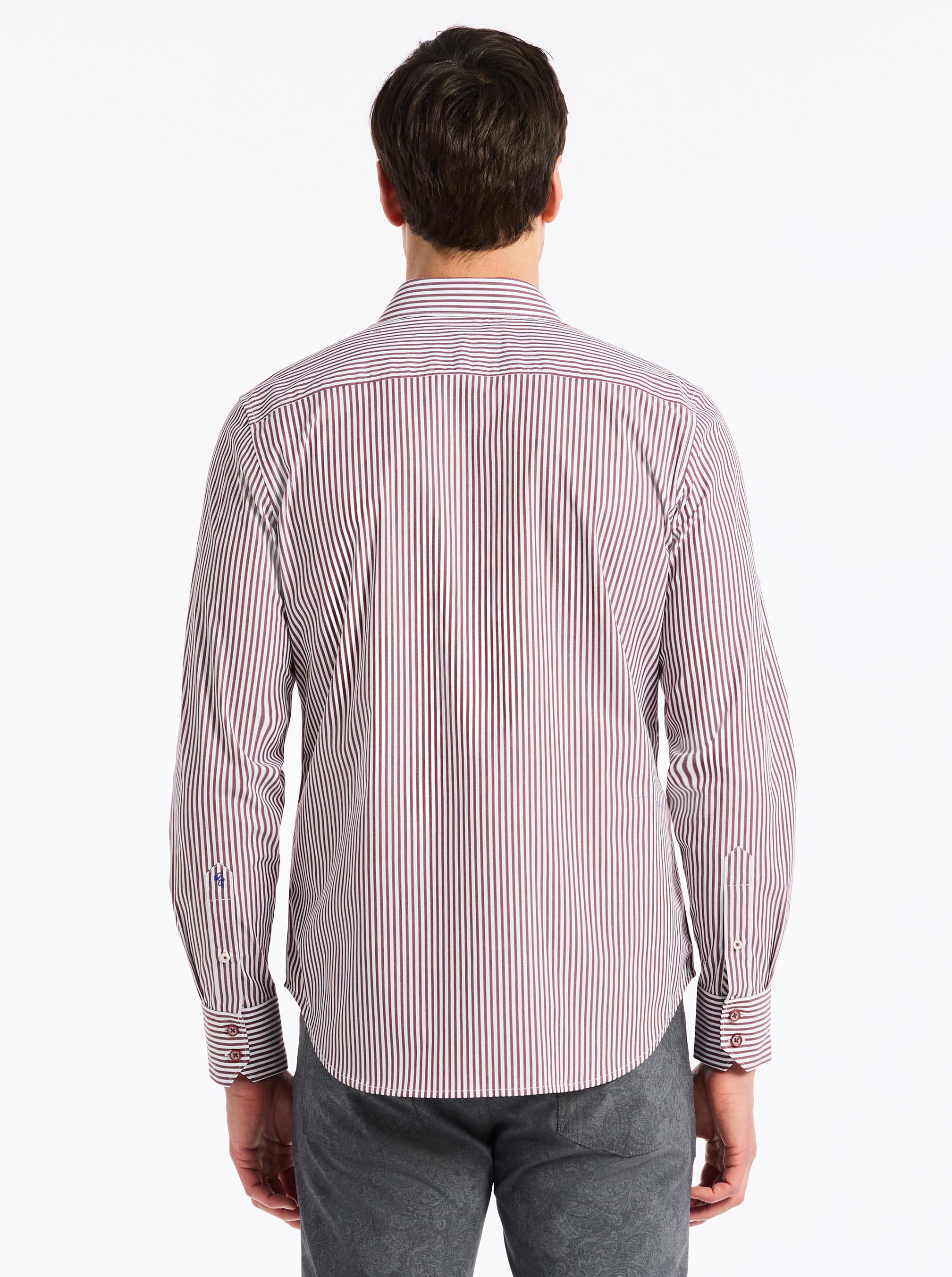GREENWICH LONG SLEEVE BUTTON DOWN SHIRT