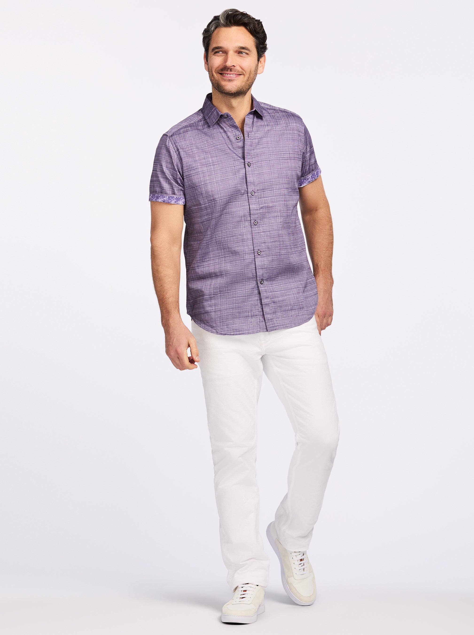 ROTH SHORT SLEEVE BUTTON DOWN SHIRT