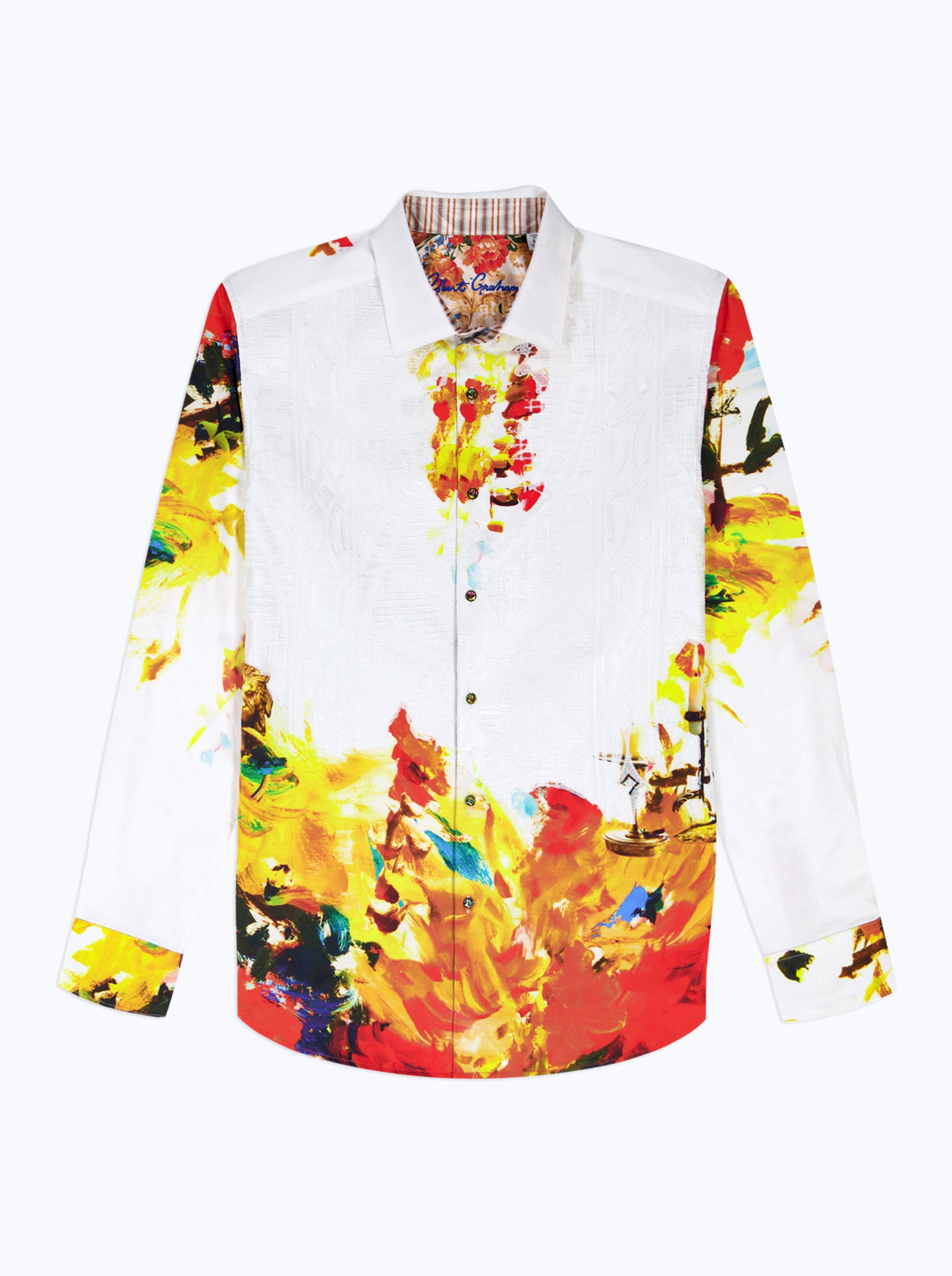 LIMITED EDITION PALETTE ROYAL LONG SLEEVE BUTTON DOWN SHIRT