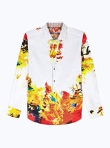 LIMITED EDITION PALETTE ROYAL LONG SLEEVE BUTTON DOWN SHIRT