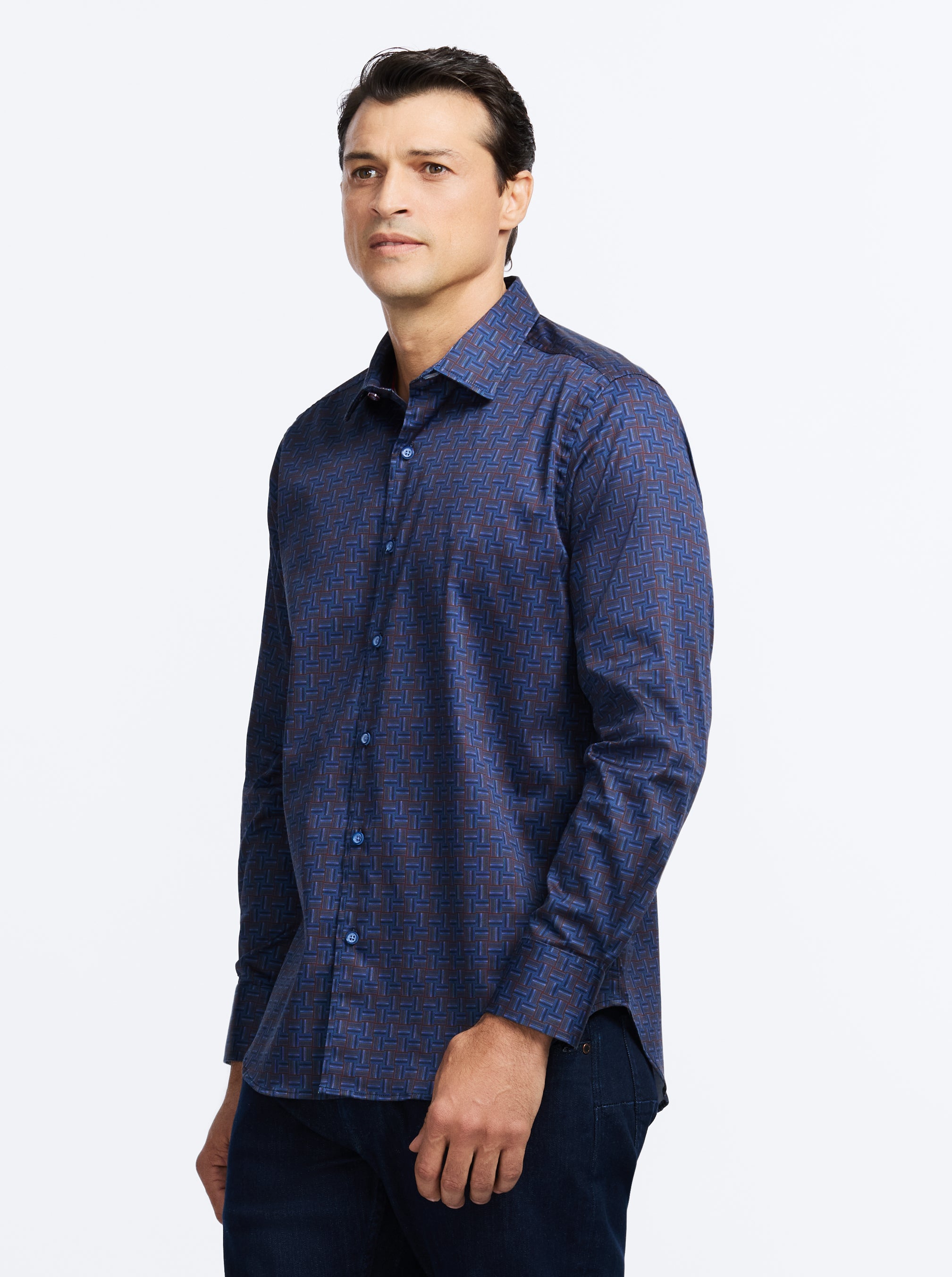 TALBOT LONG SLEEVE BUTTON DOWN SHIRT