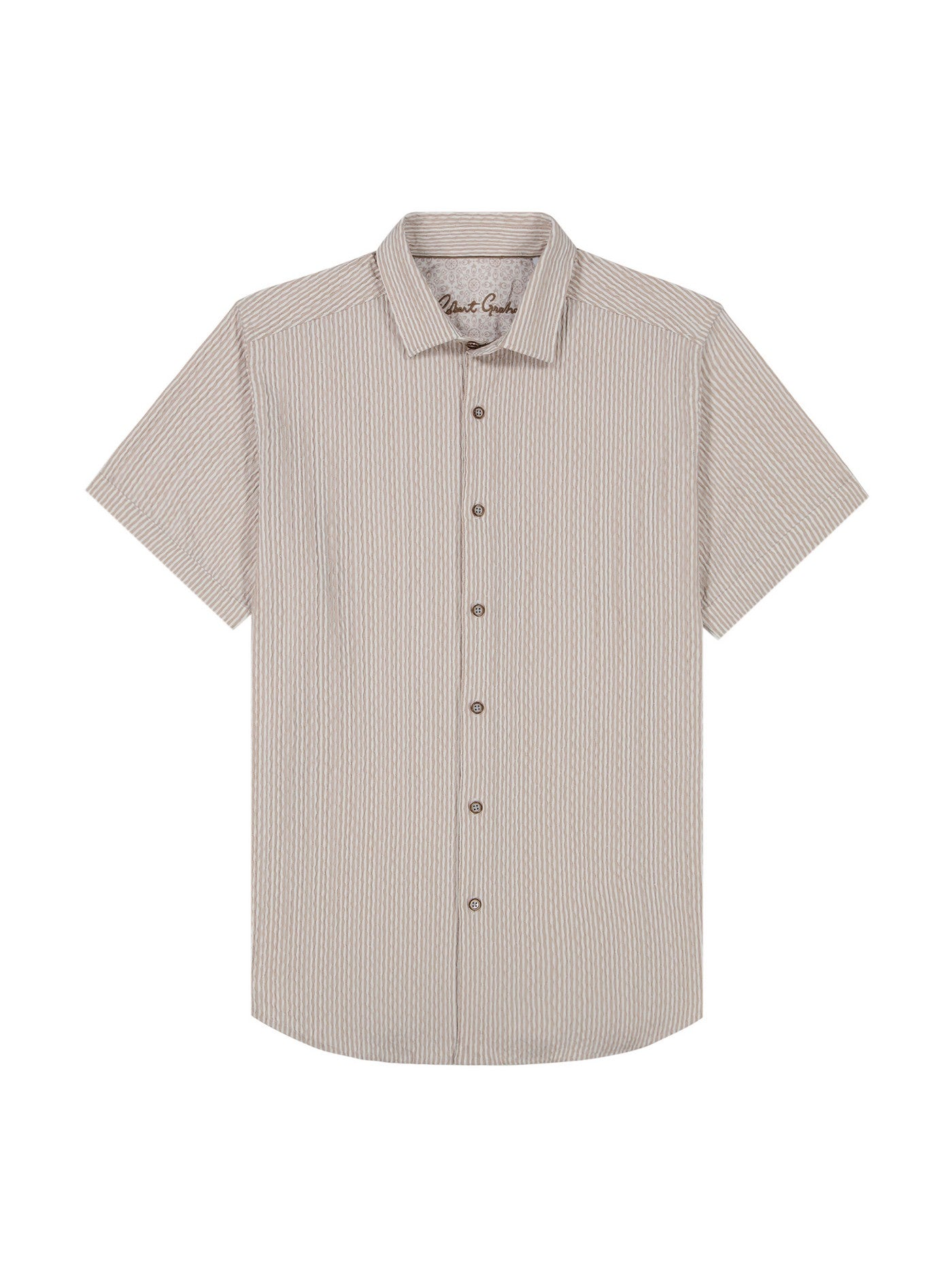 FORNILLO SHORT SLEEVE BUTTON DOWN SHIRT