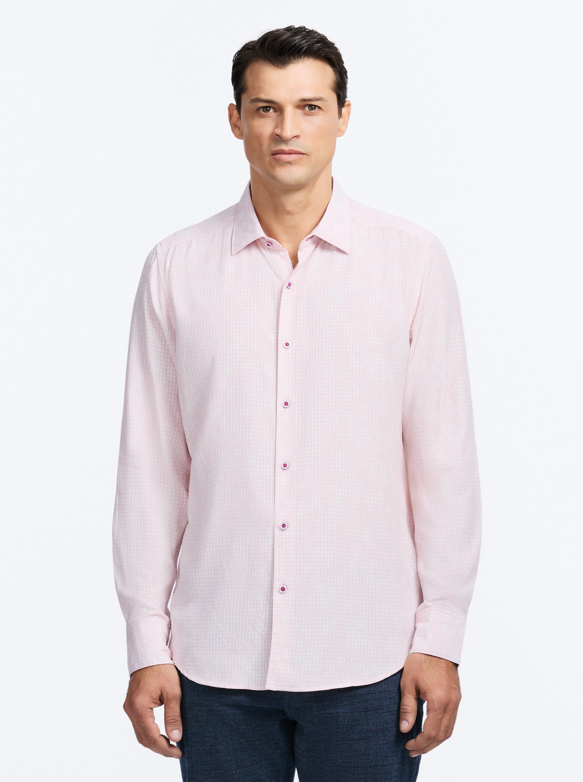 ANGOLA LONG SLEEVE BUTTON DOWN SHIRT