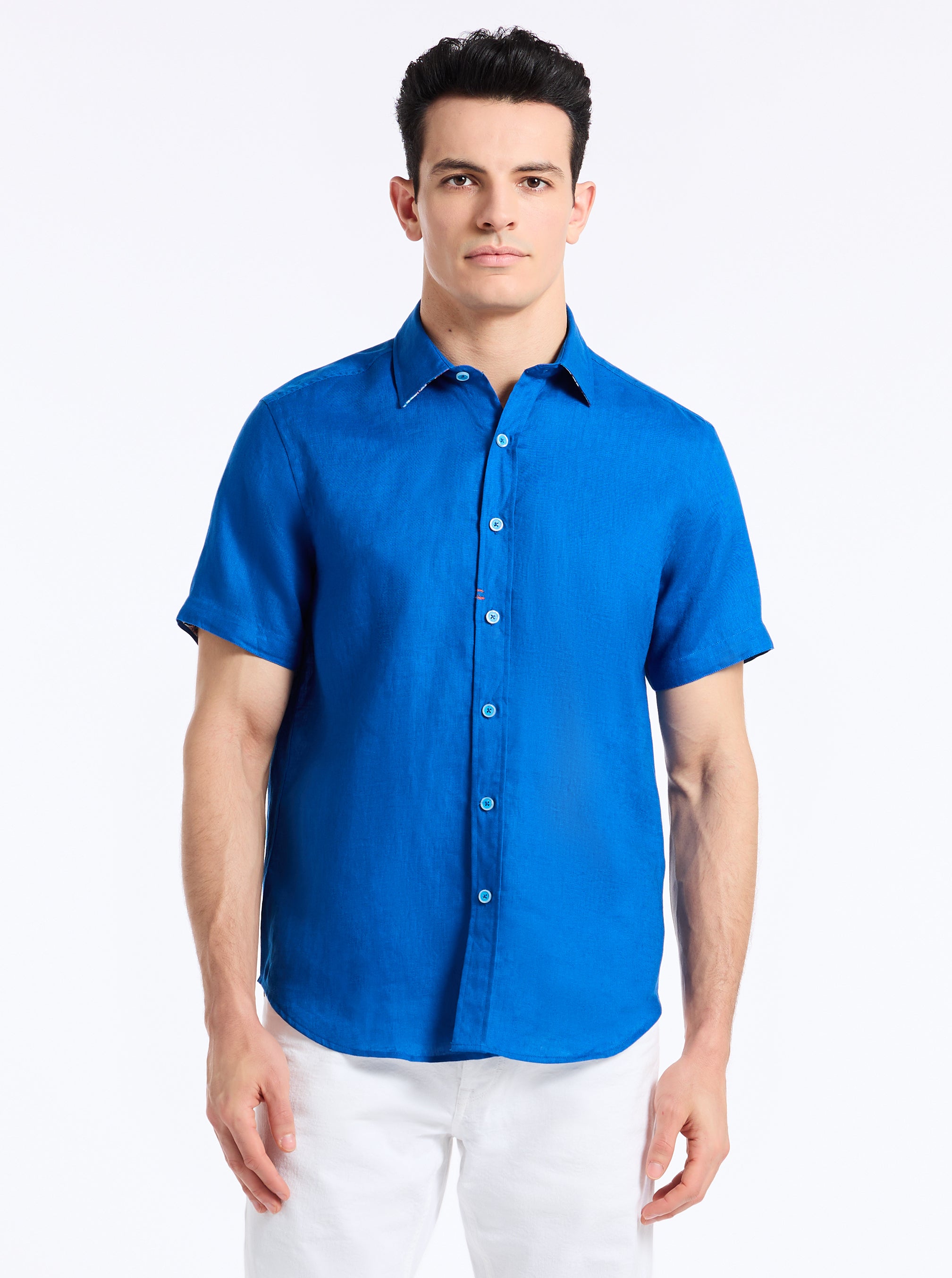 WENLOCK SHORT SLEEVE BUTTON DOWN SHIRT