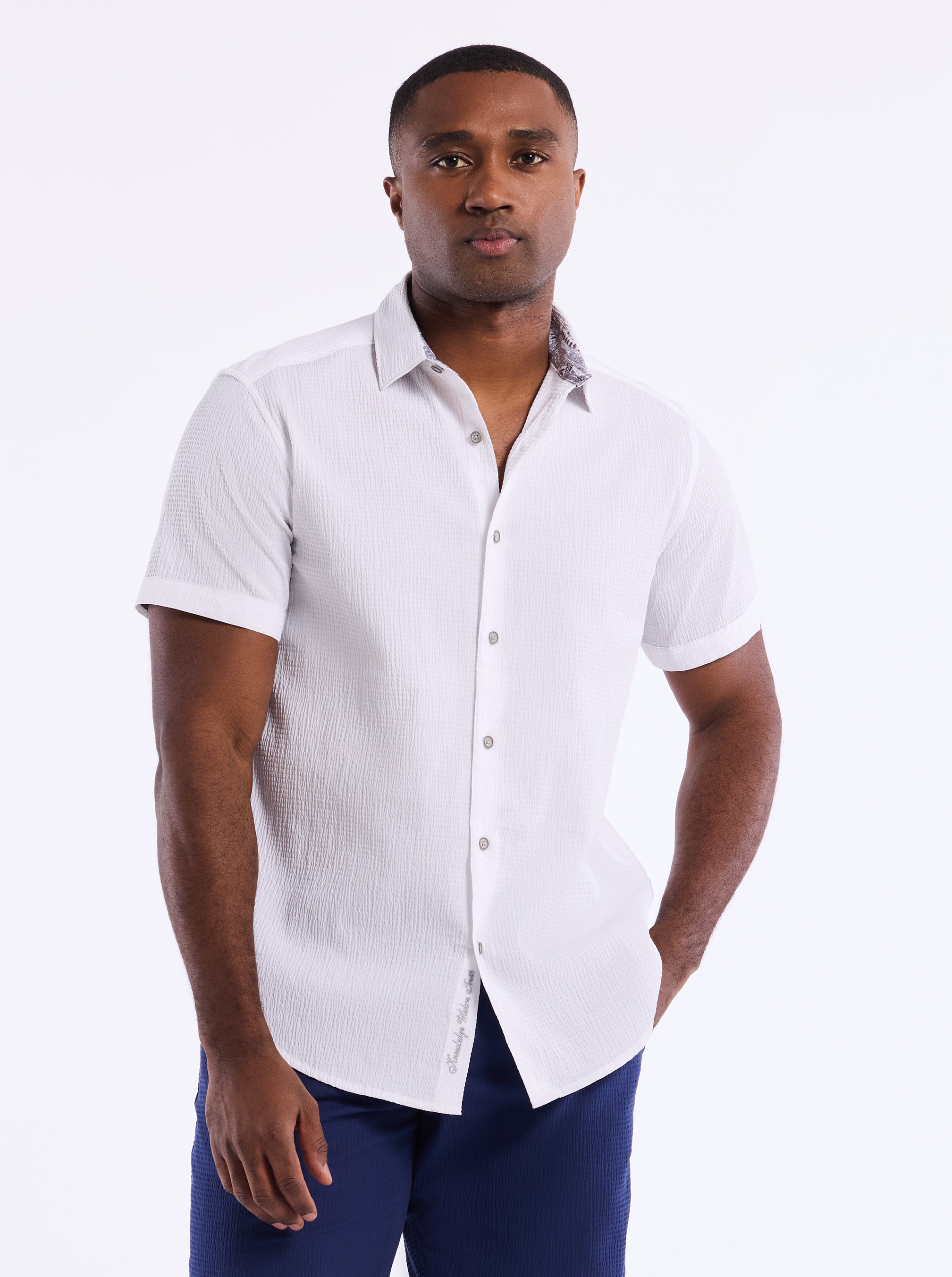 PIERS SHORT SLEEVE BUTTON DOWN SHIRT