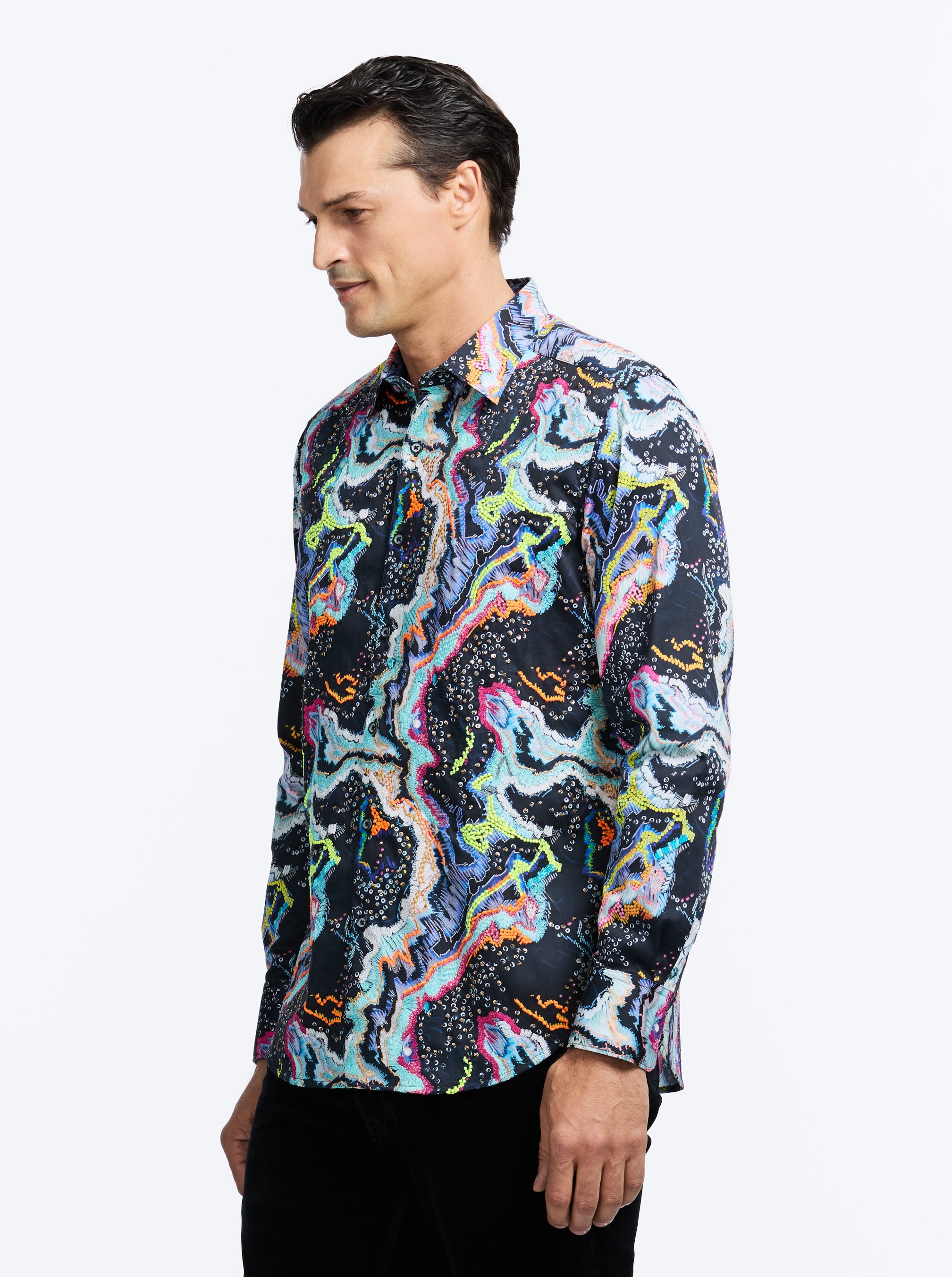 COBEK LONG SLEEVE BUTTON DOWN SHIRT