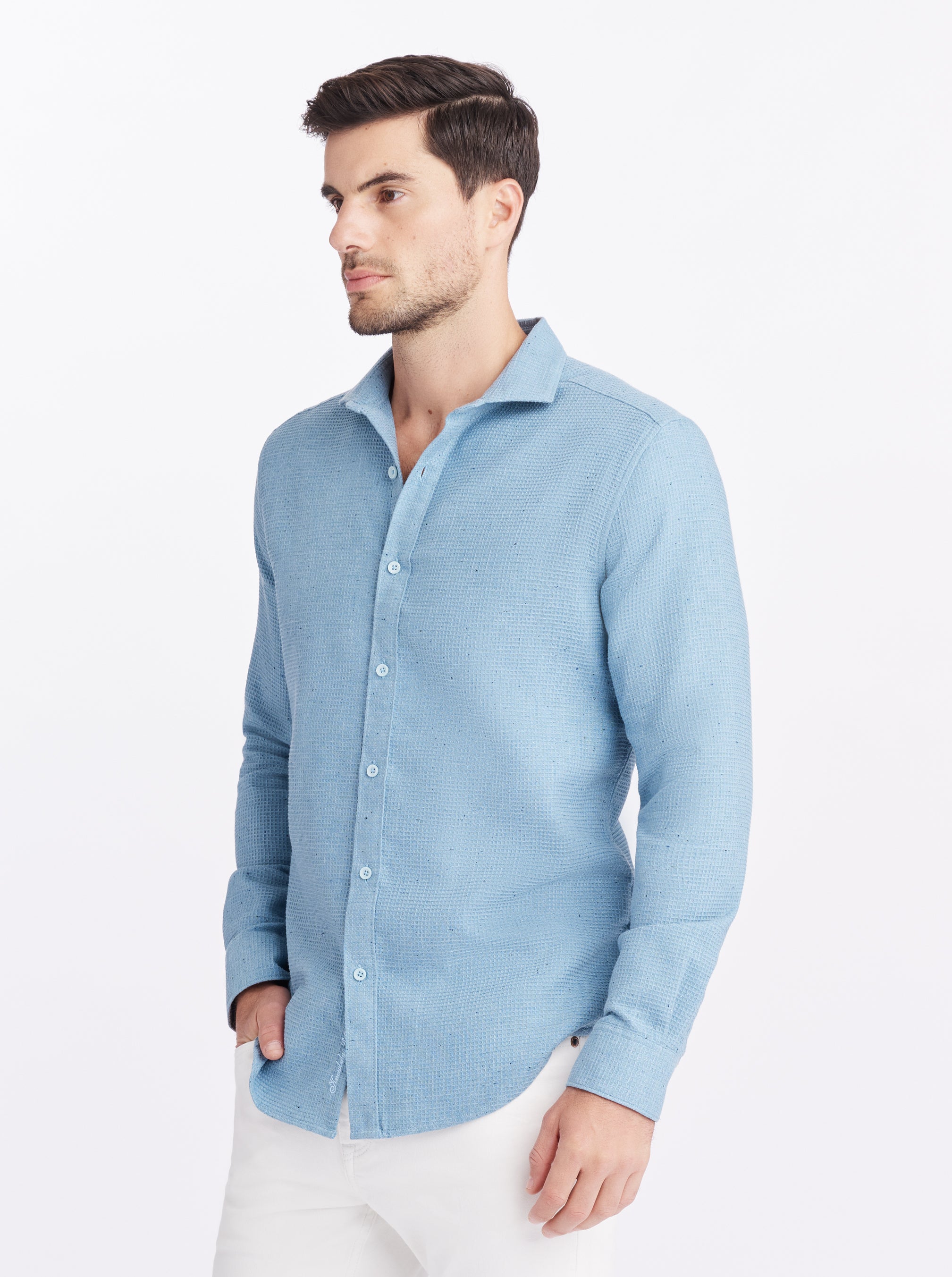 MELBURY LONG SLEEVE BUTTON DOWN SHIRT