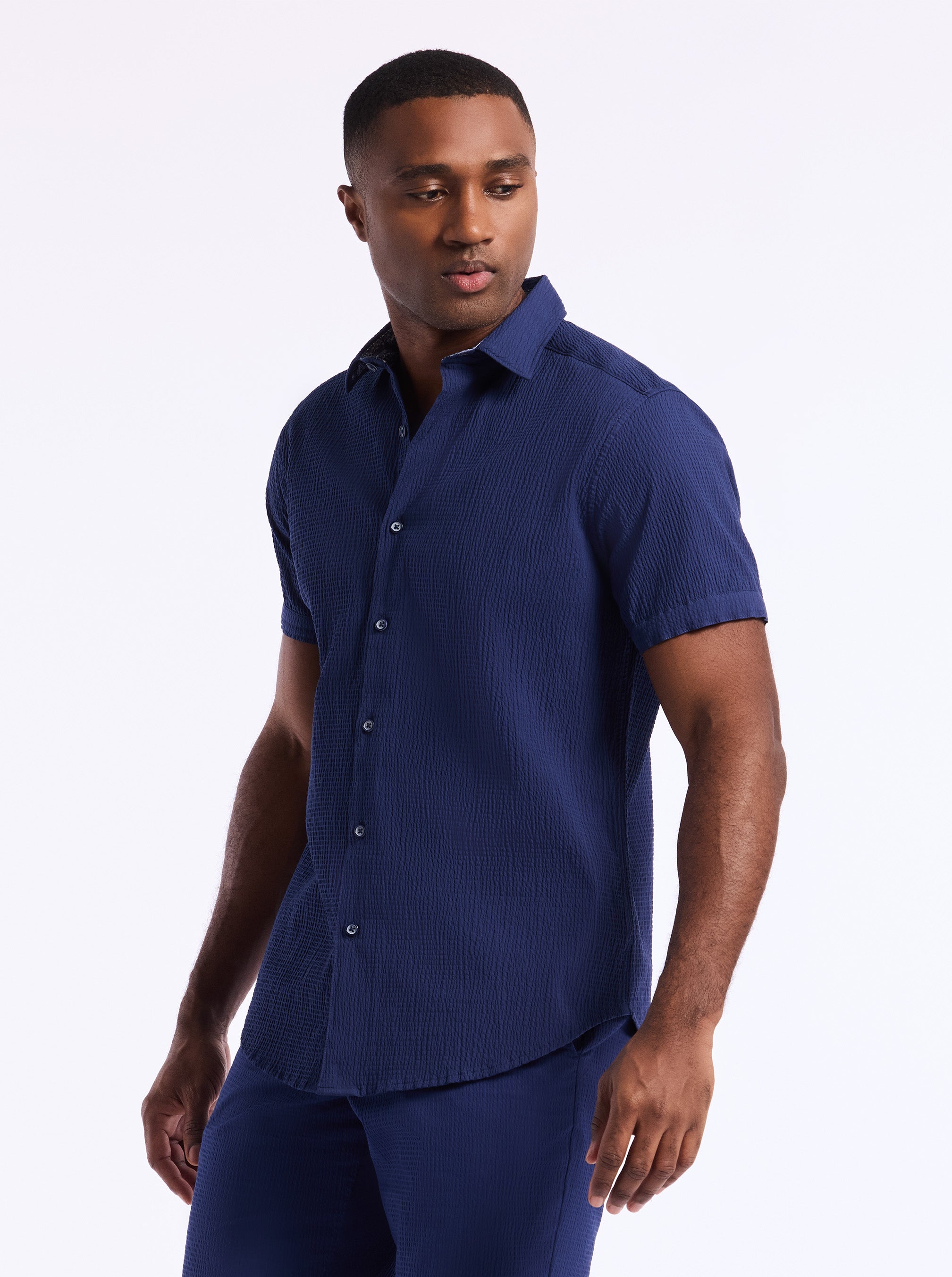 PIERS SHORT SLEEVE BUTTON DOWN SHIRT