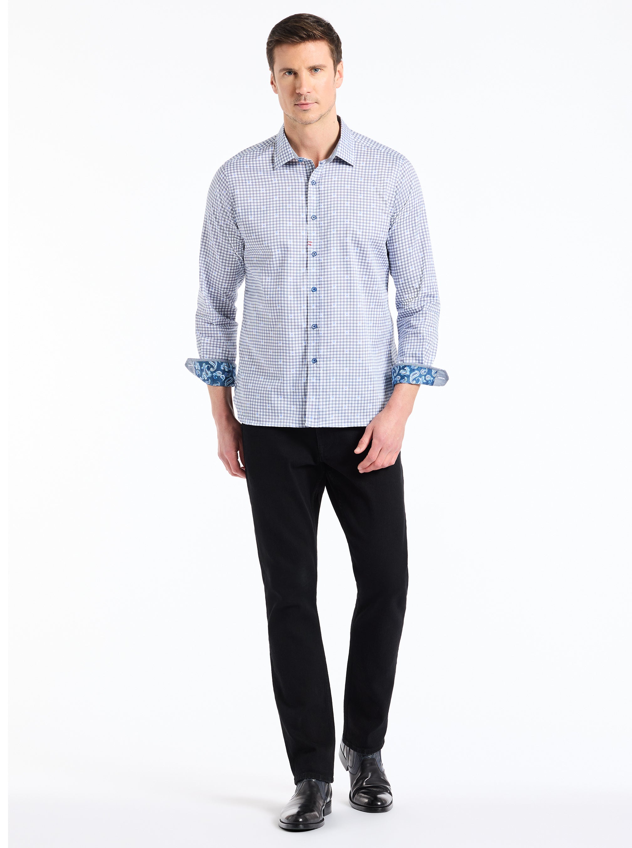 KEITH LONG SLEEVE BUTTON DOWN SHIRT