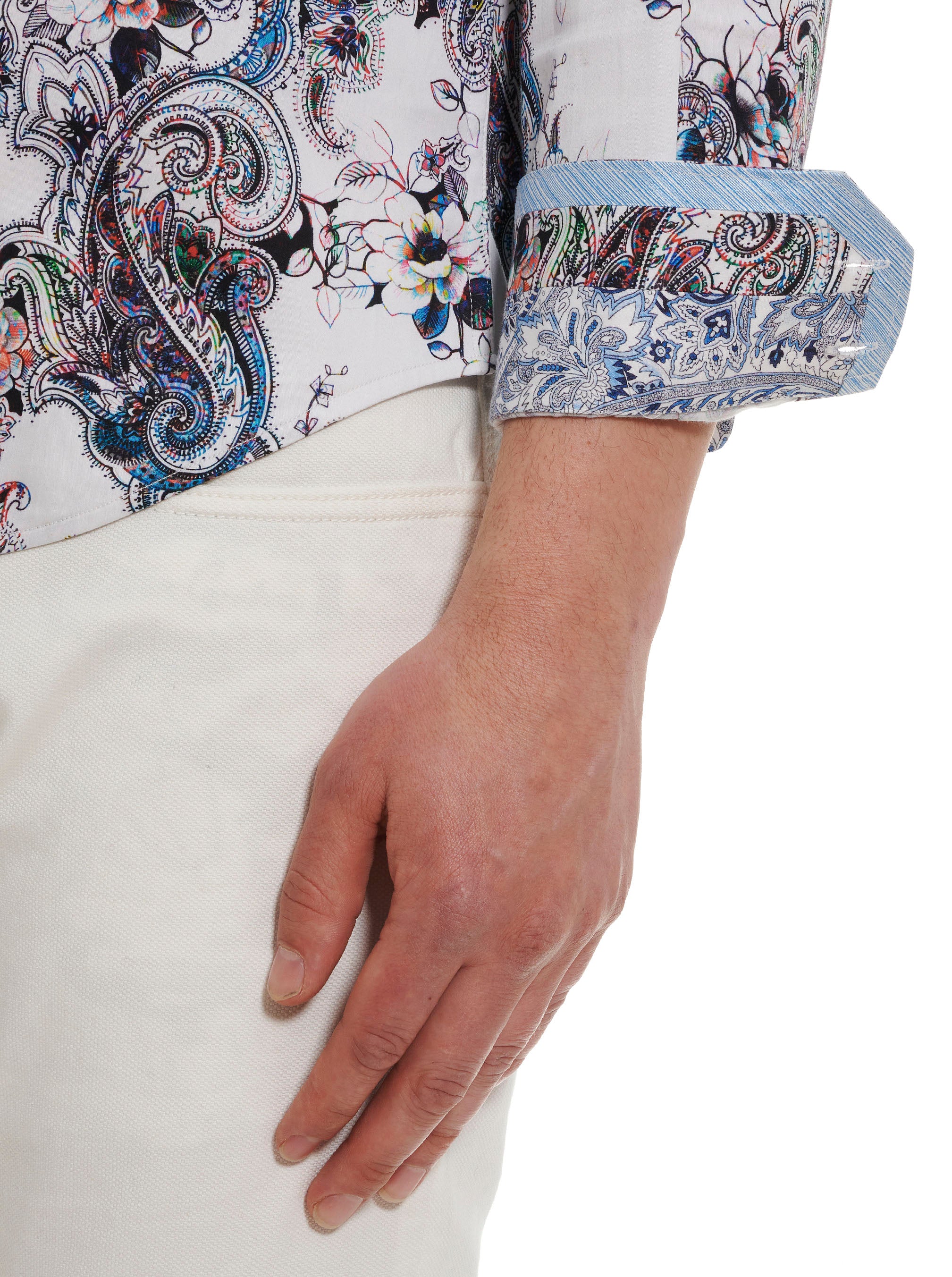 SATURN LONG SLEEVE BUTTON DOWN SHIRT