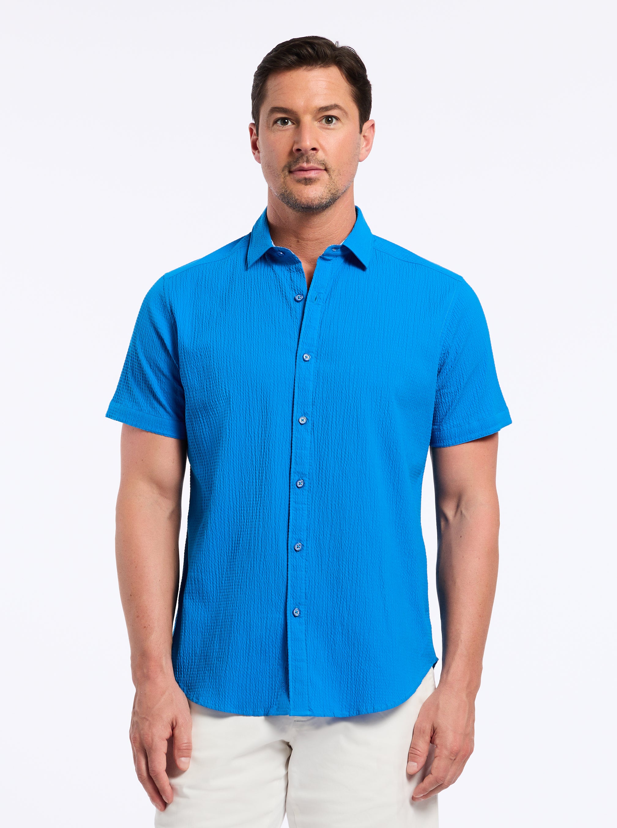 THRESHER SHORT SLEEVE BUTTON DOWN SHIRT