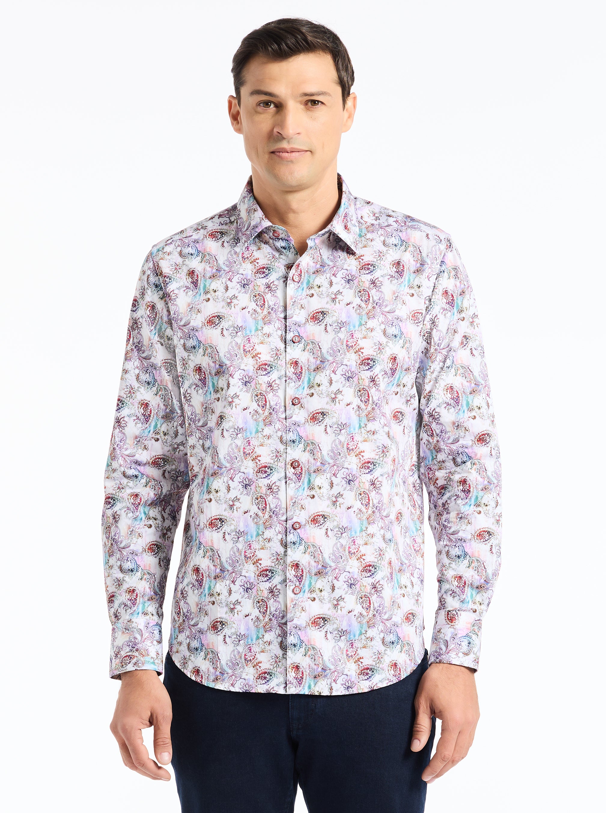FAWLEY LONG SLEEVE BUTTON DOWN SHIRT