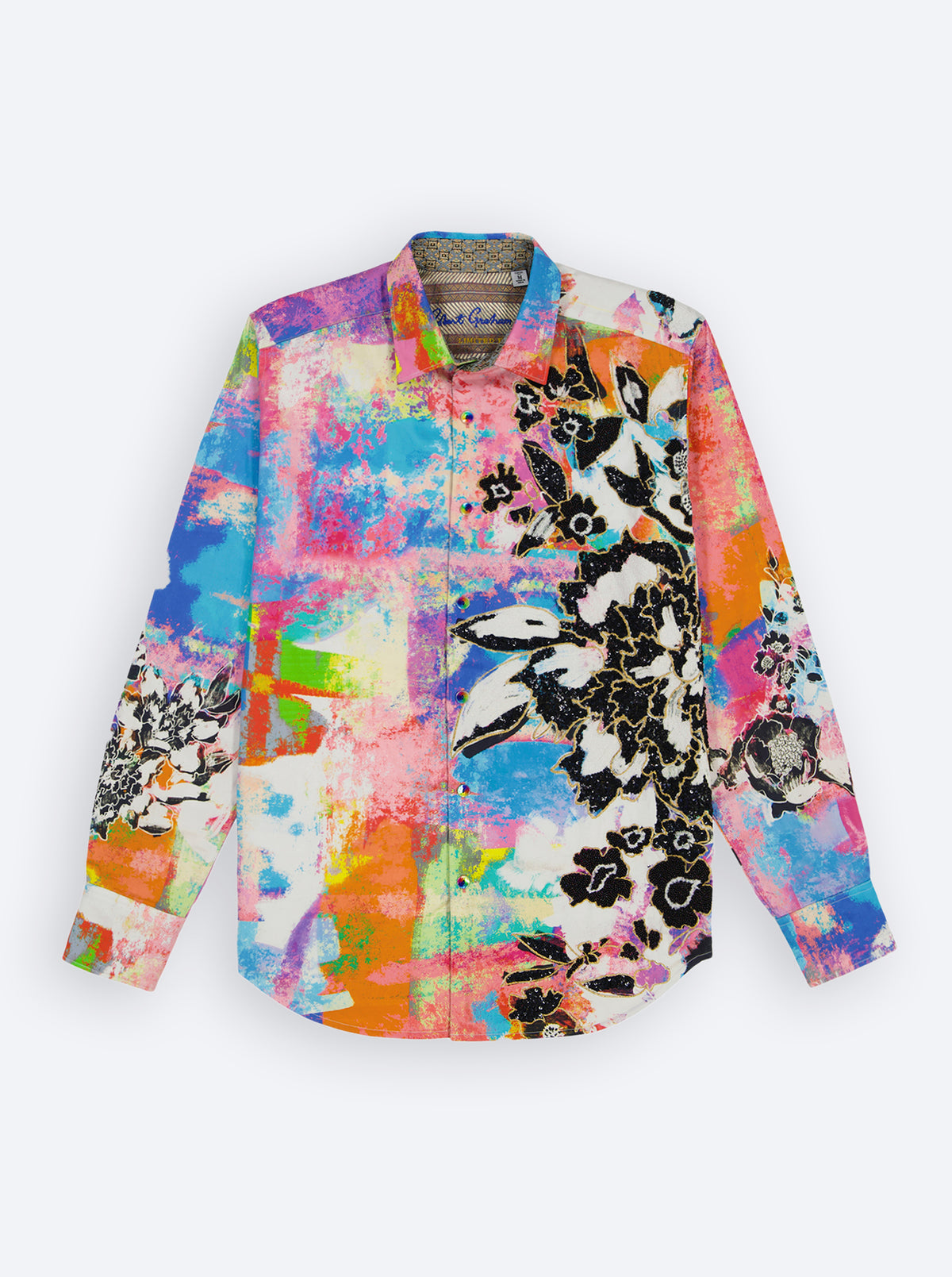 Robert Graham Go Go Floral Slip On Sneakers LIMITED EDITION THE GO-GO LONG SLEEVE BUTTON DOWN SHIRT main image 3