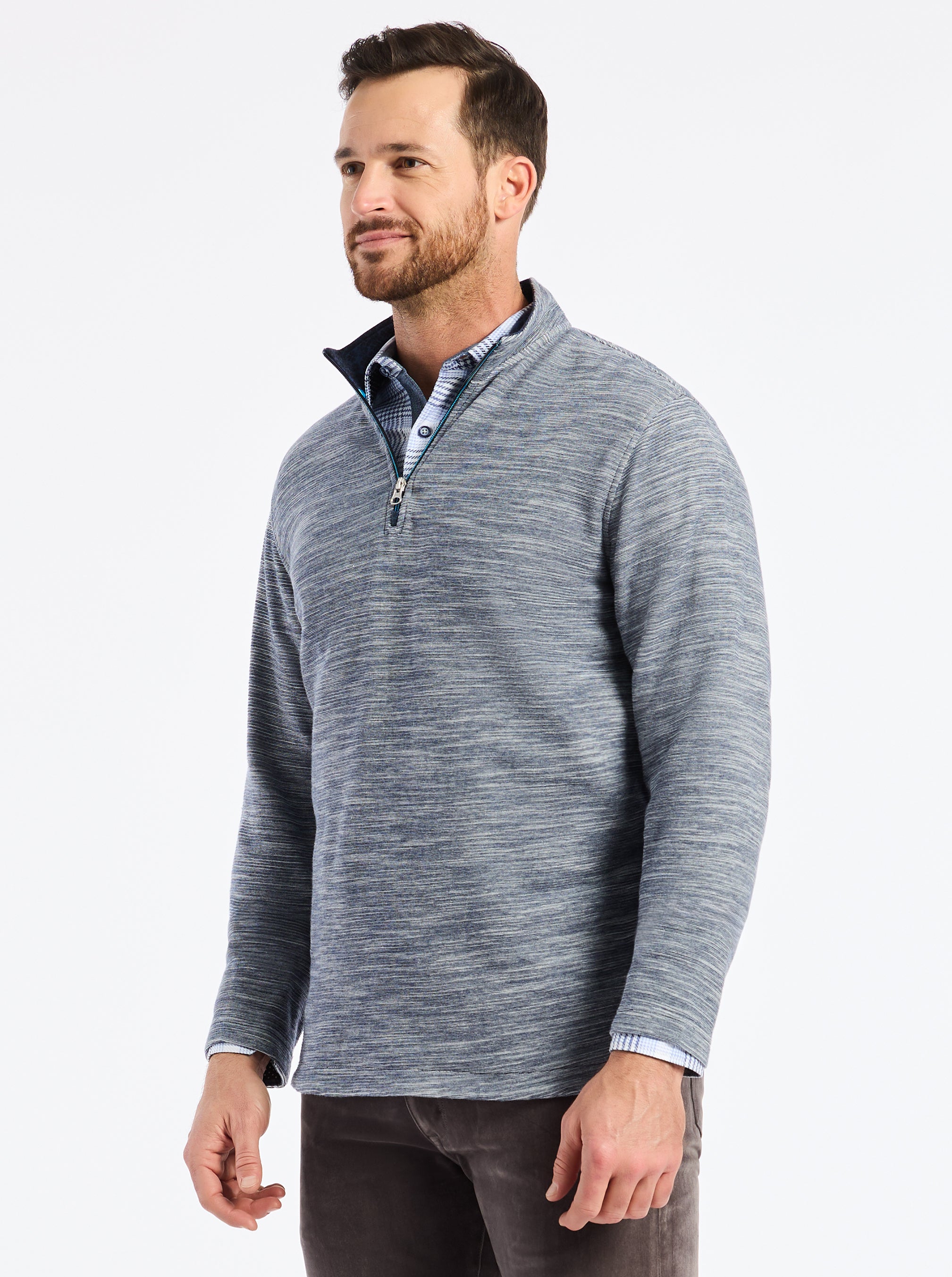 LEDSON LONG SLEEVE KNIT SHIRT
