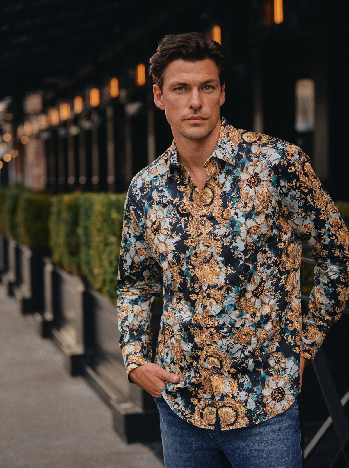 GREENBRIER LONG SLEEVE BUTTON DOWN SHIRT