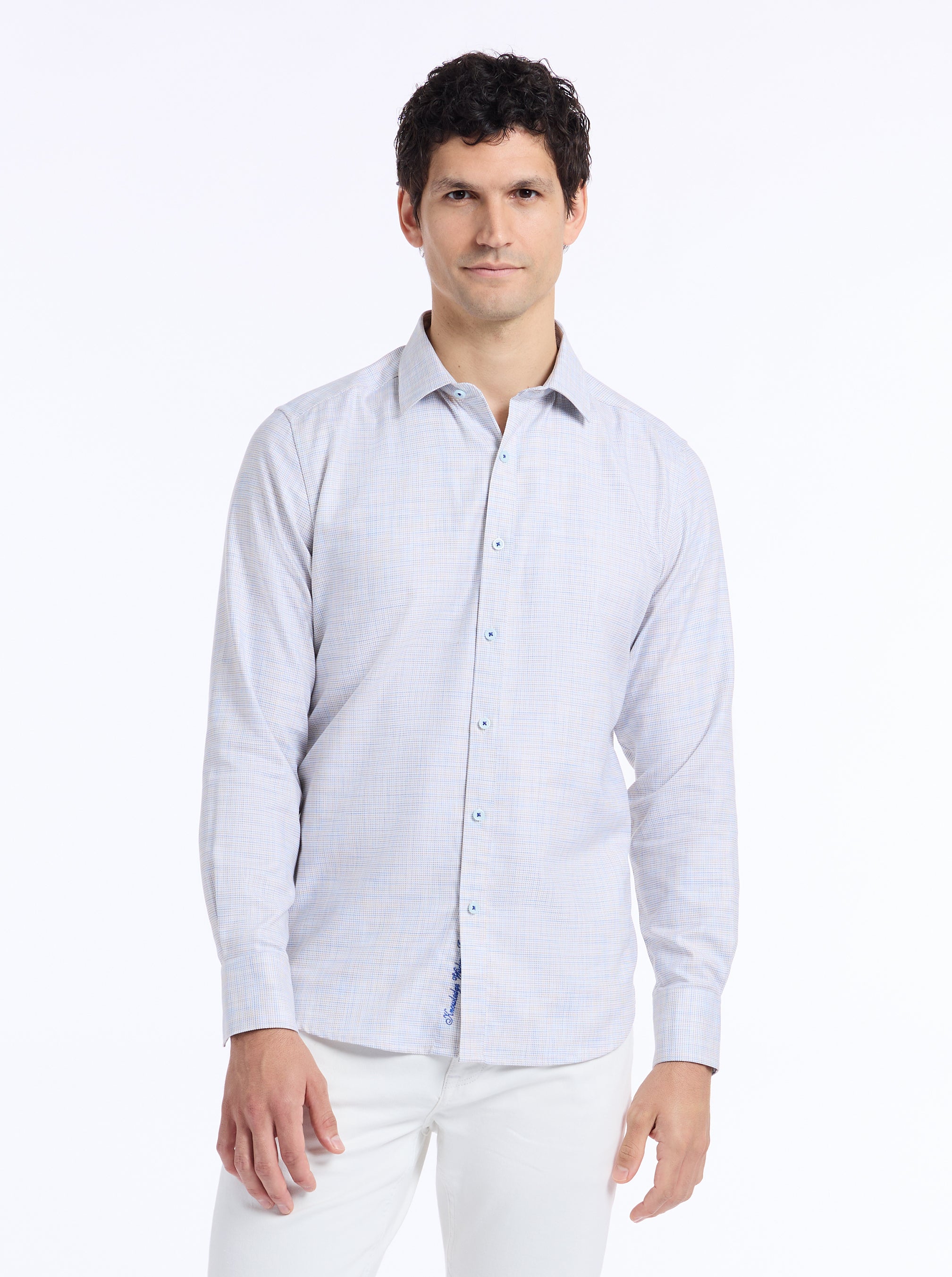 EDISON LONG SLEEVE BUTTON DOWN SHIRT