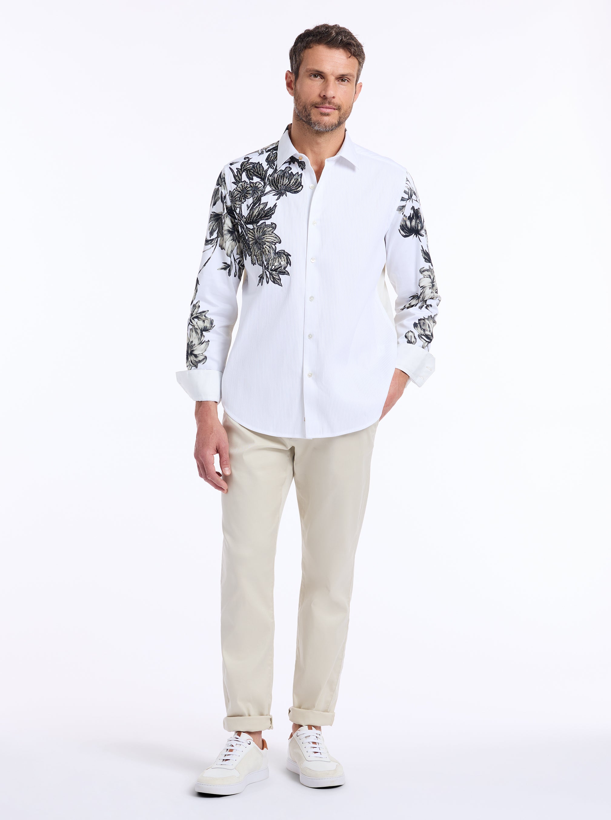 LIMITED EDITION THE BUD LONG SLEEVE BUTTON DOWN SHIRT TALL