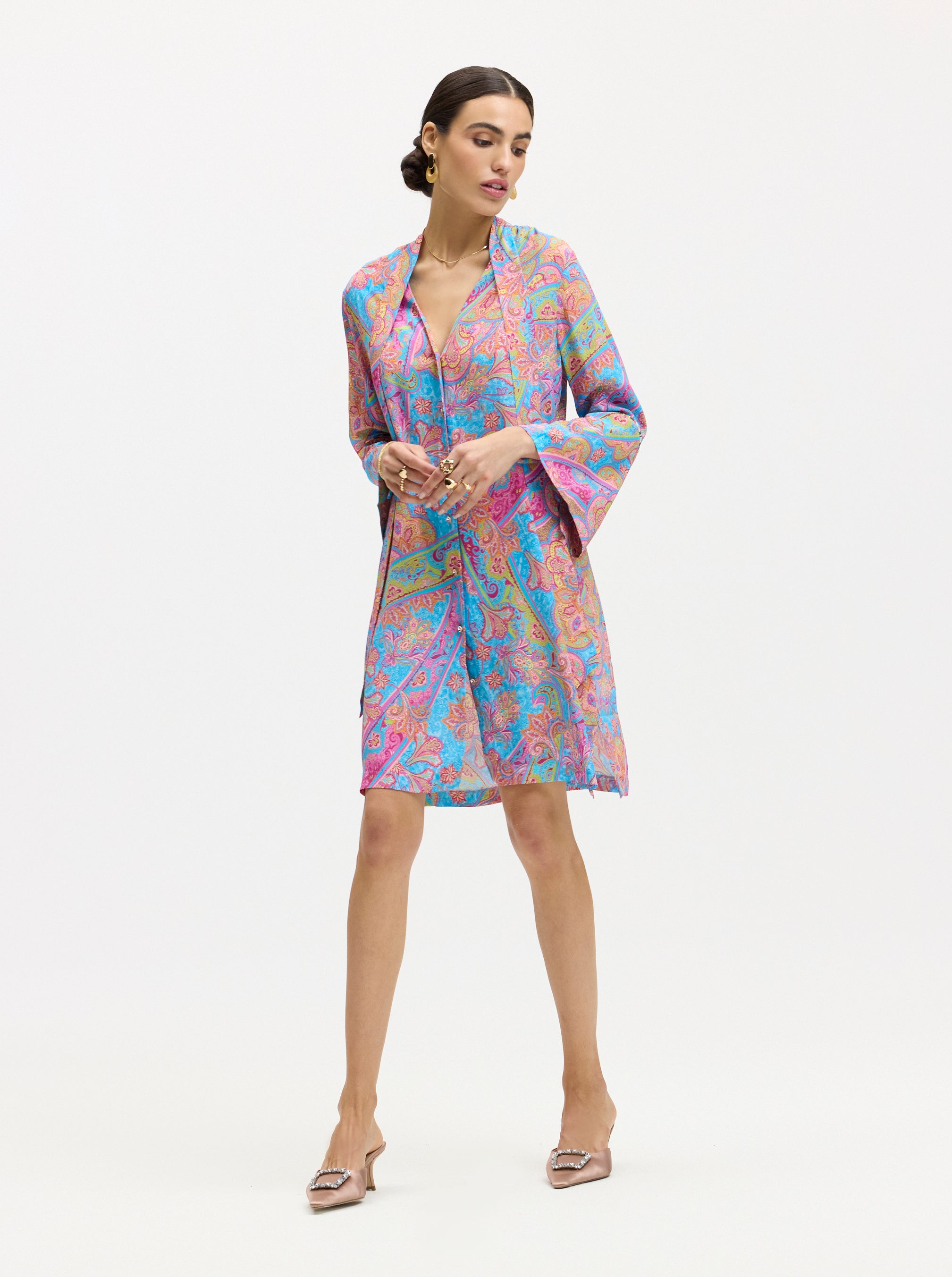 BRENNA LONG SLEEVE DRESS