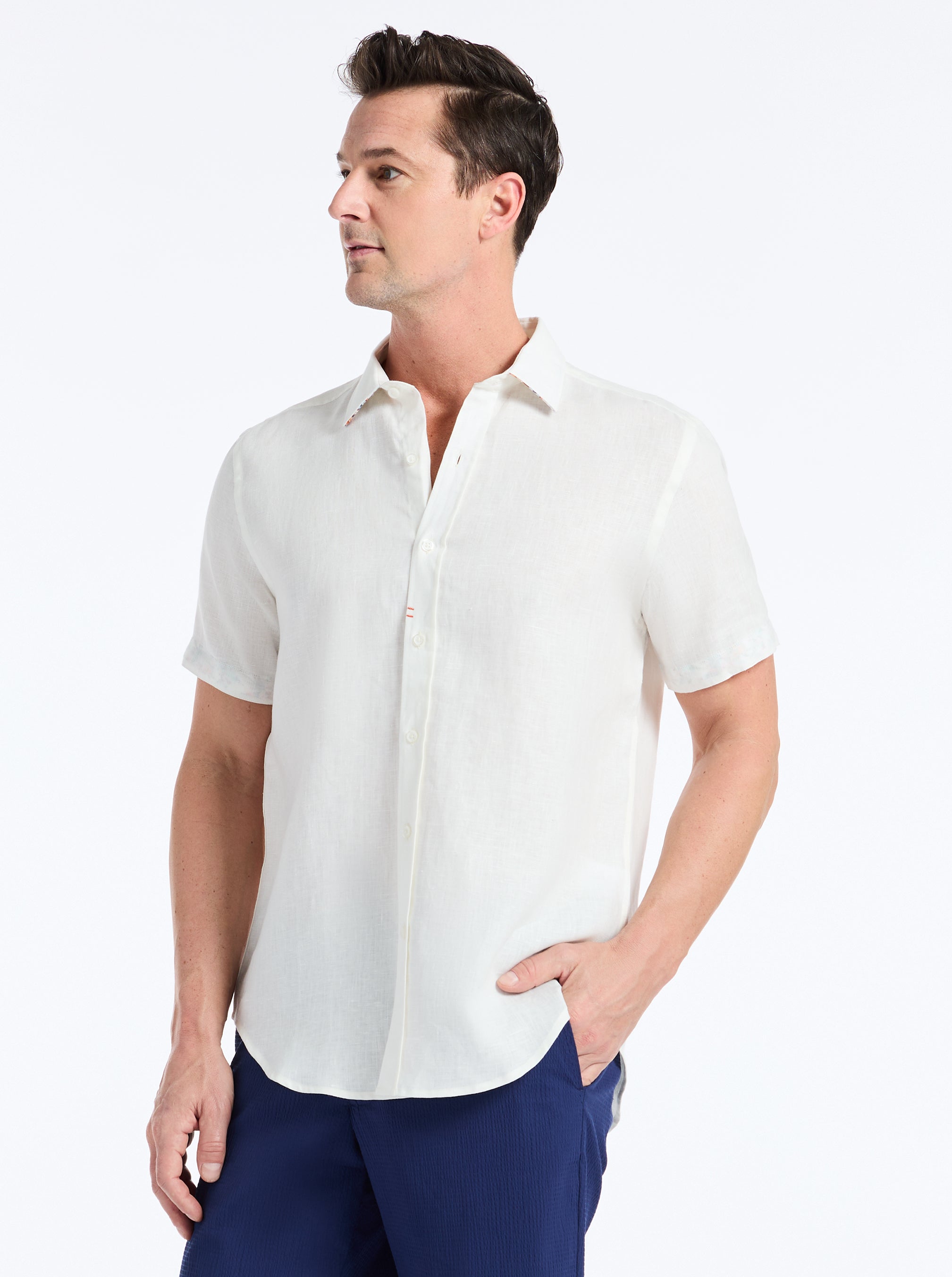 WENLOCK SHORT SLEEVE BUTTON DOWN SHIRT