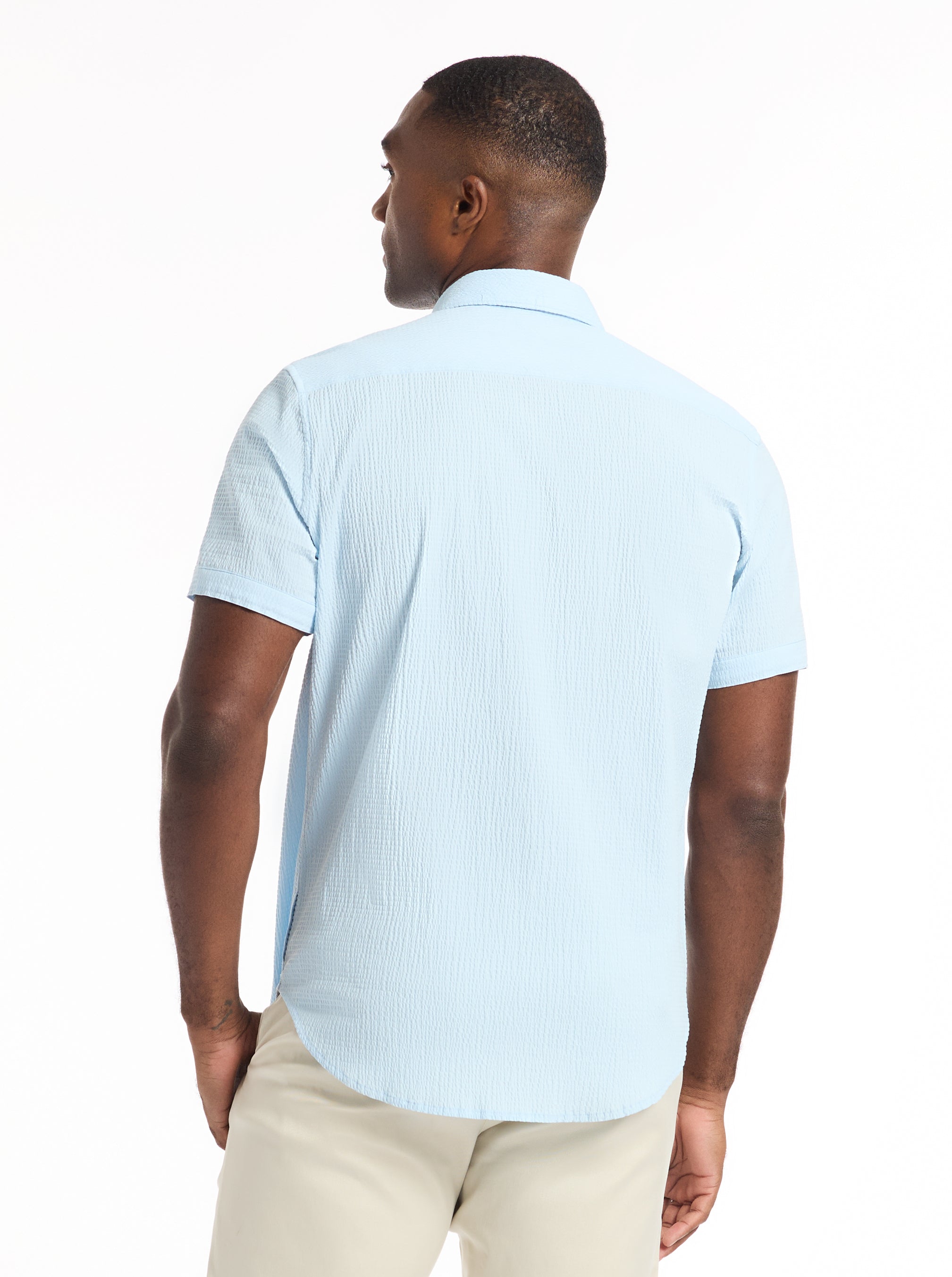 HARBOR SHORT SLEEVE BUTTON DOWN SHIRT