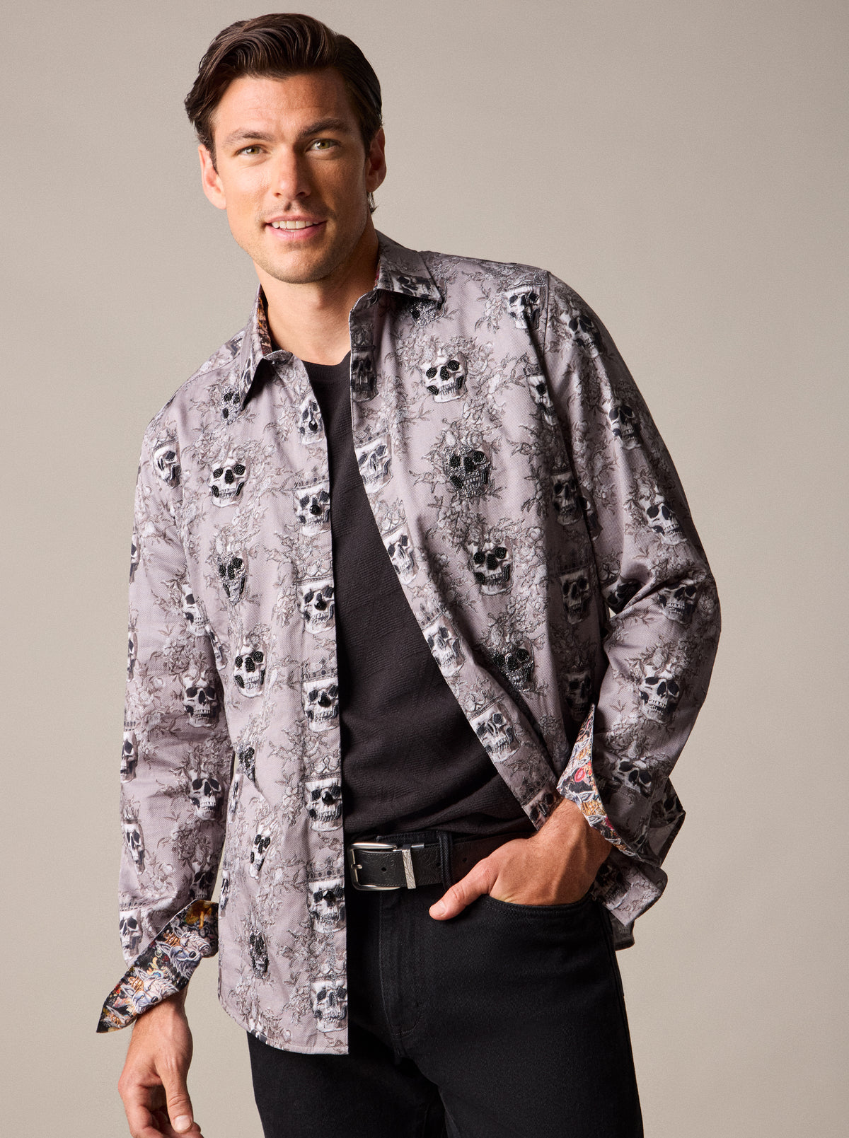 LIMITED EDITION LONG GOODBYE LONG SLEEVE BUTTON DOWN SHIRT TALL