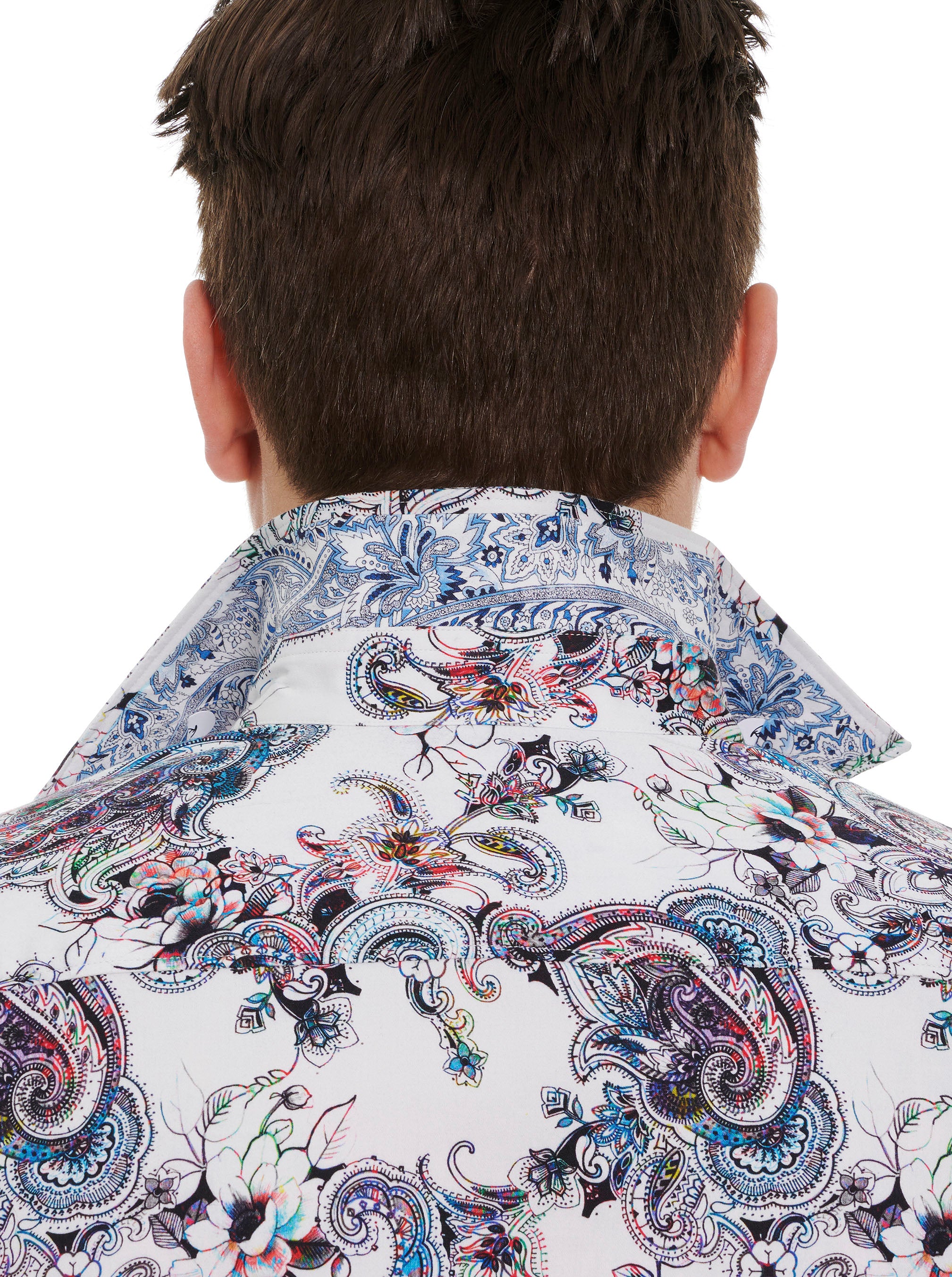 SATURN LONG SLEEVE BUTTON DOWN SHIRT