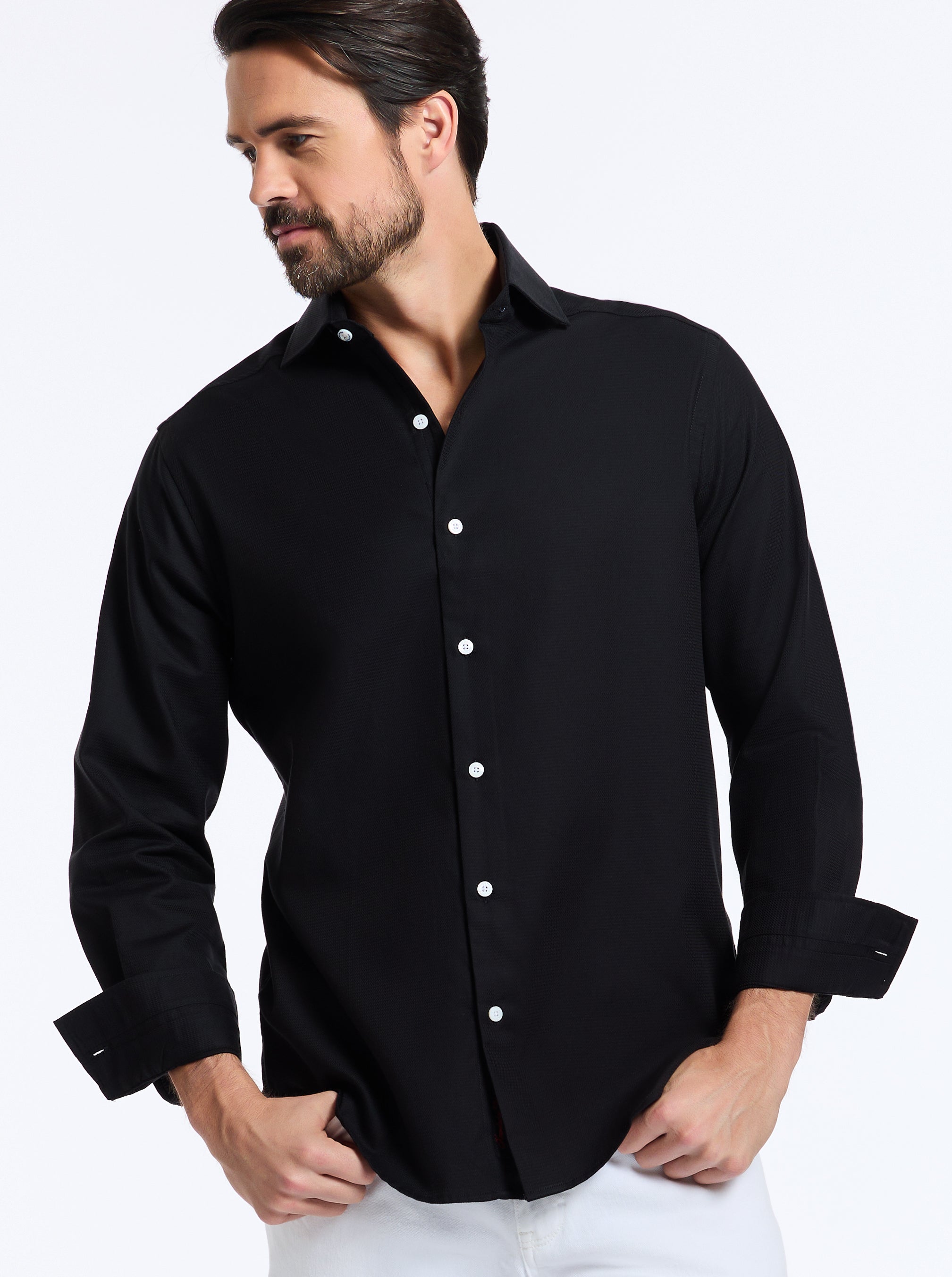 ARCH LONG SLEEVE BUTTON DOWN SHIRT
